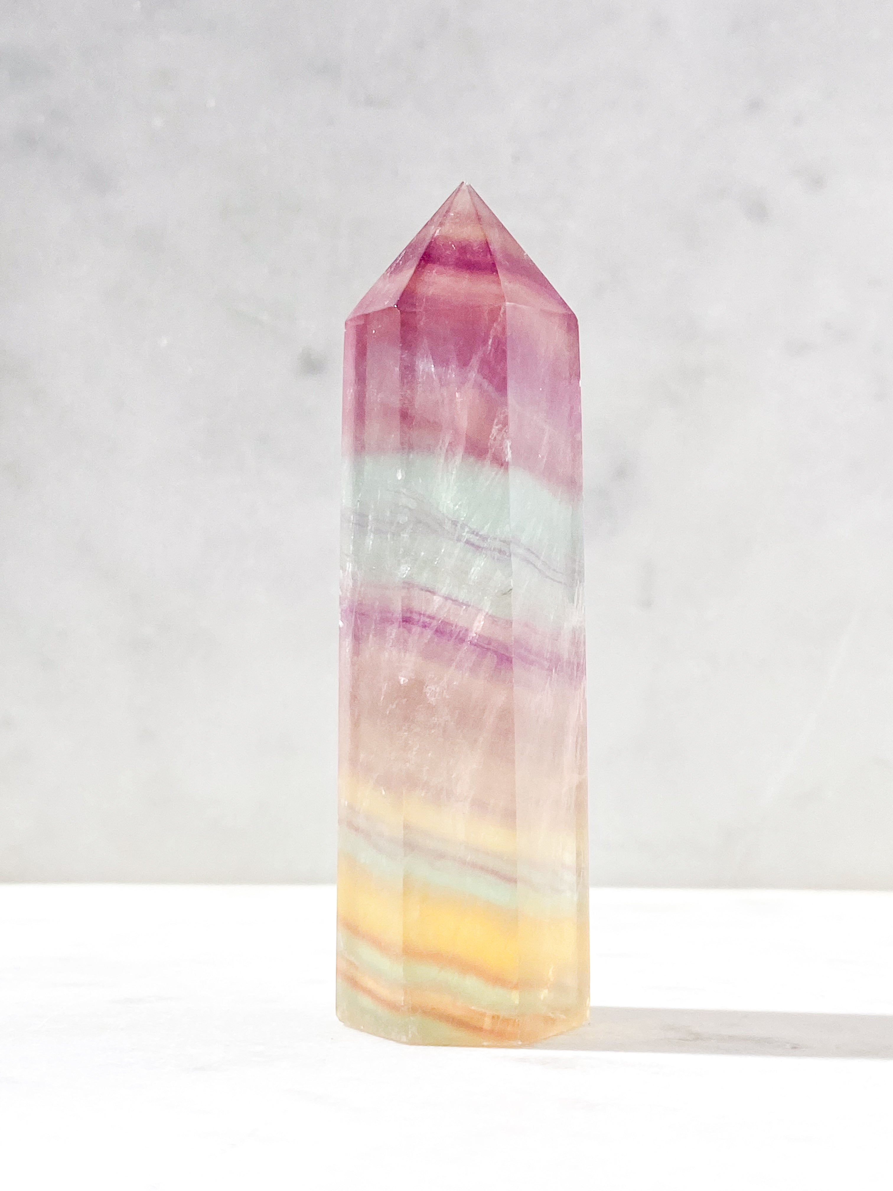 Candy Regnbue Fluorit Tårn (Nr. 19)