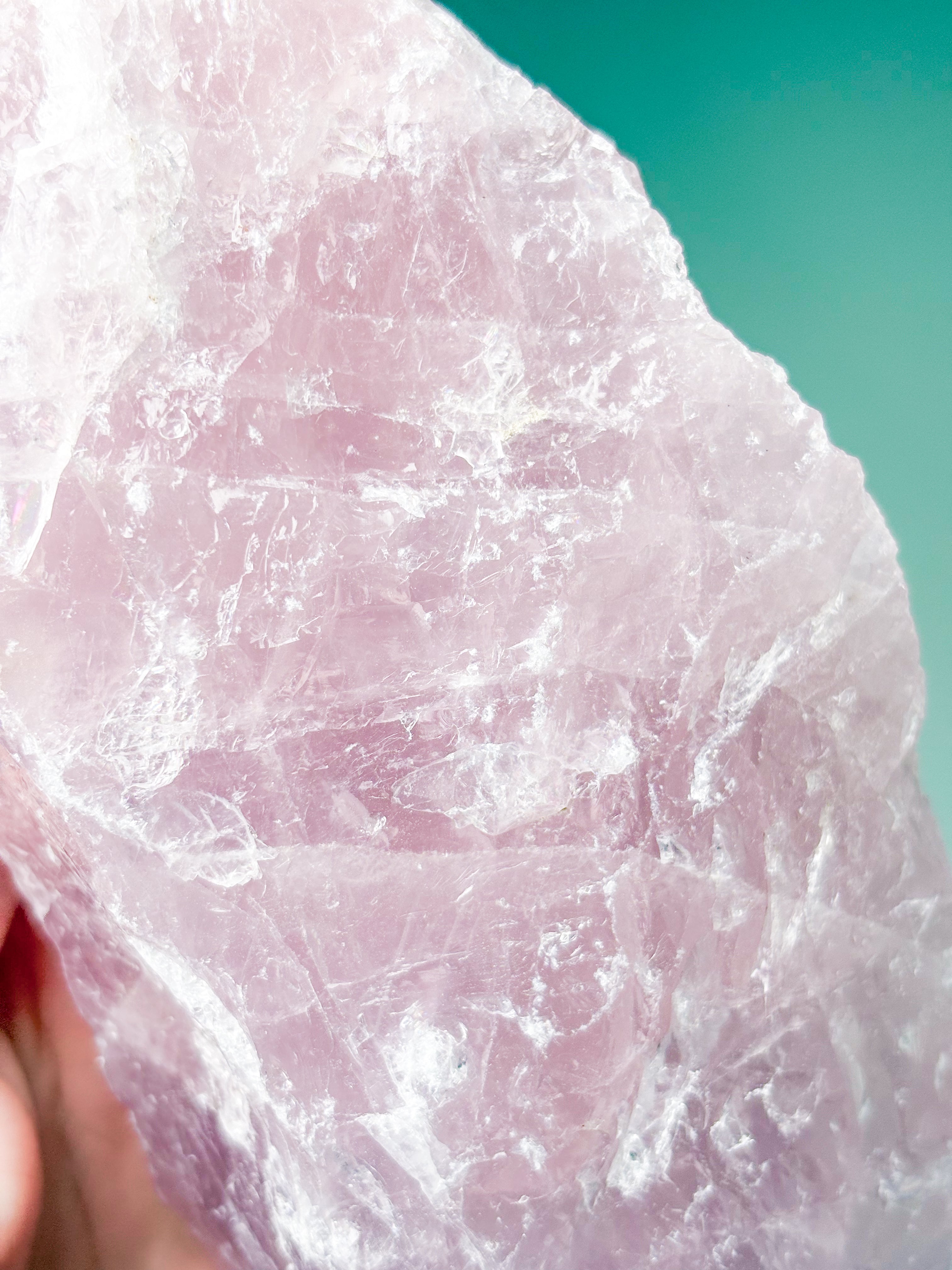 Stor Rå Rosakvarts (Nr. 24)