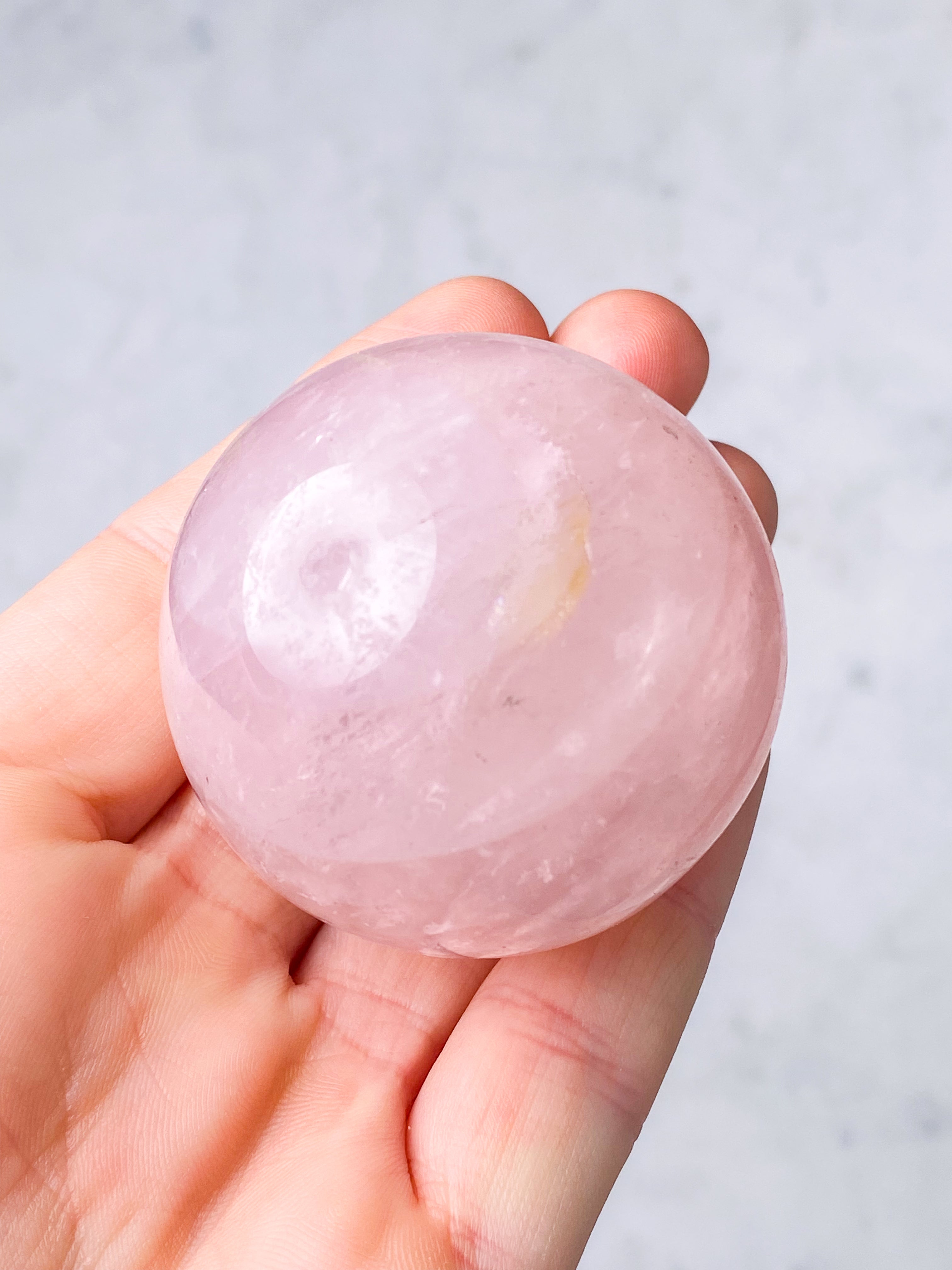 Rosakvarts Kugle (Nr. 7)