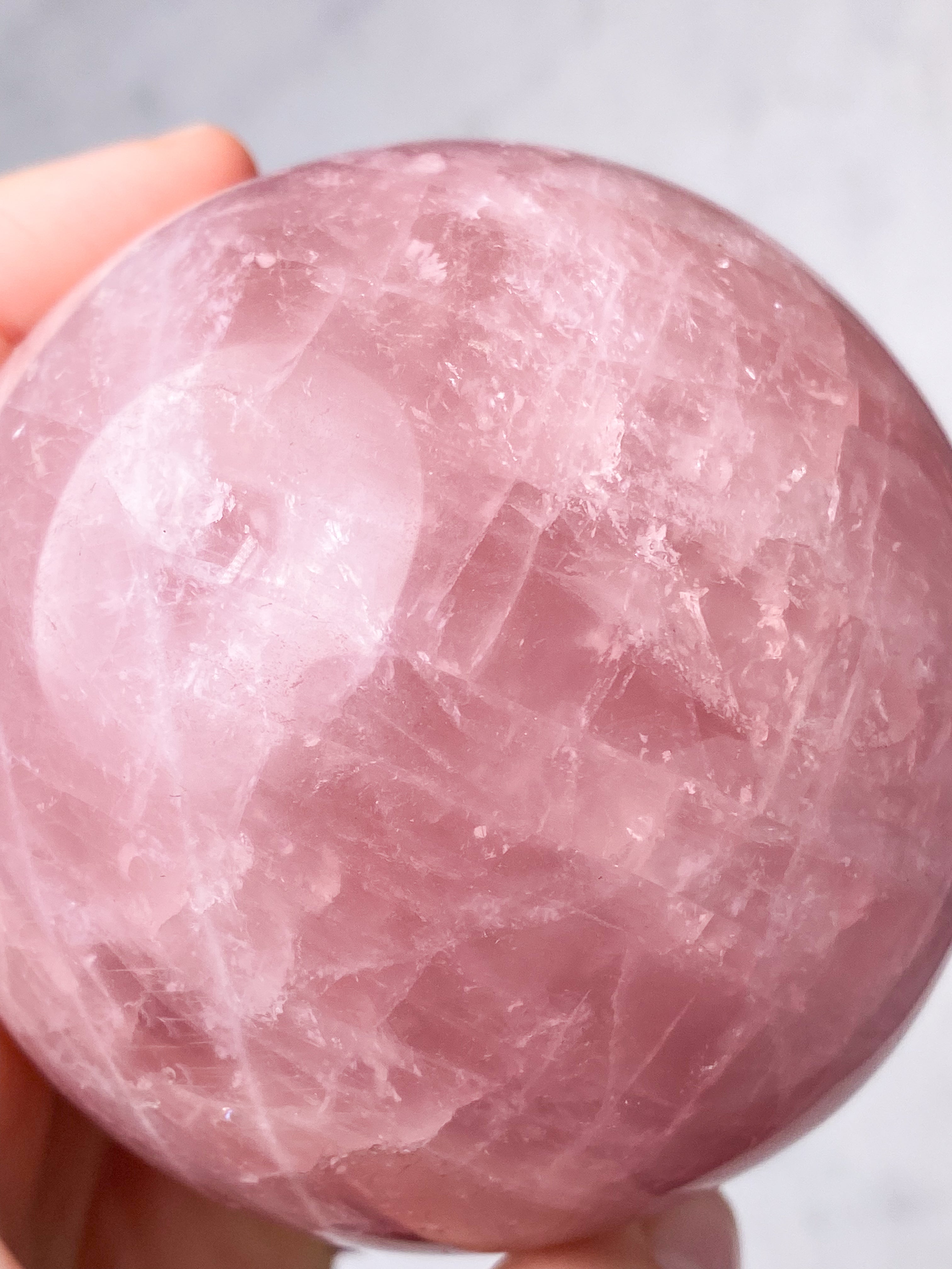 Rosakvarts Kugle (Nr. 11)