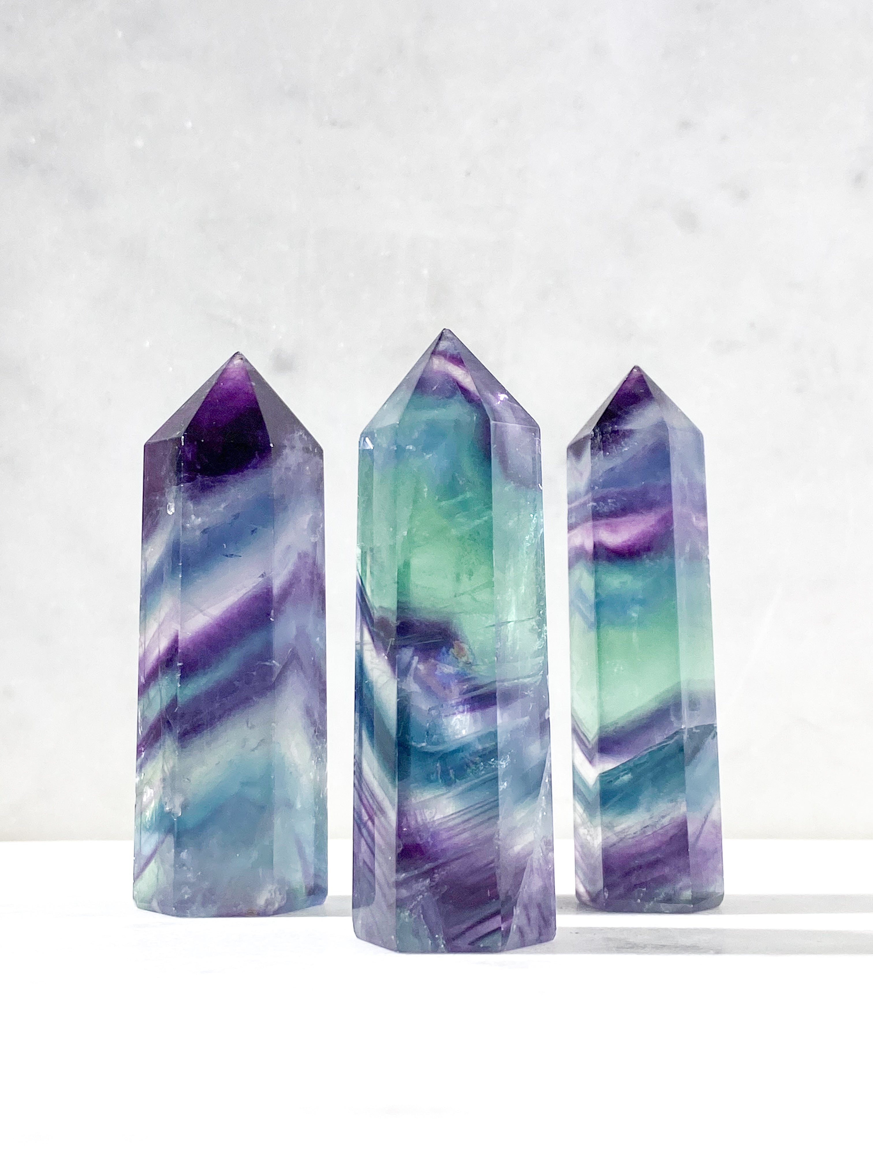 Regnbue Fluorit Tårn