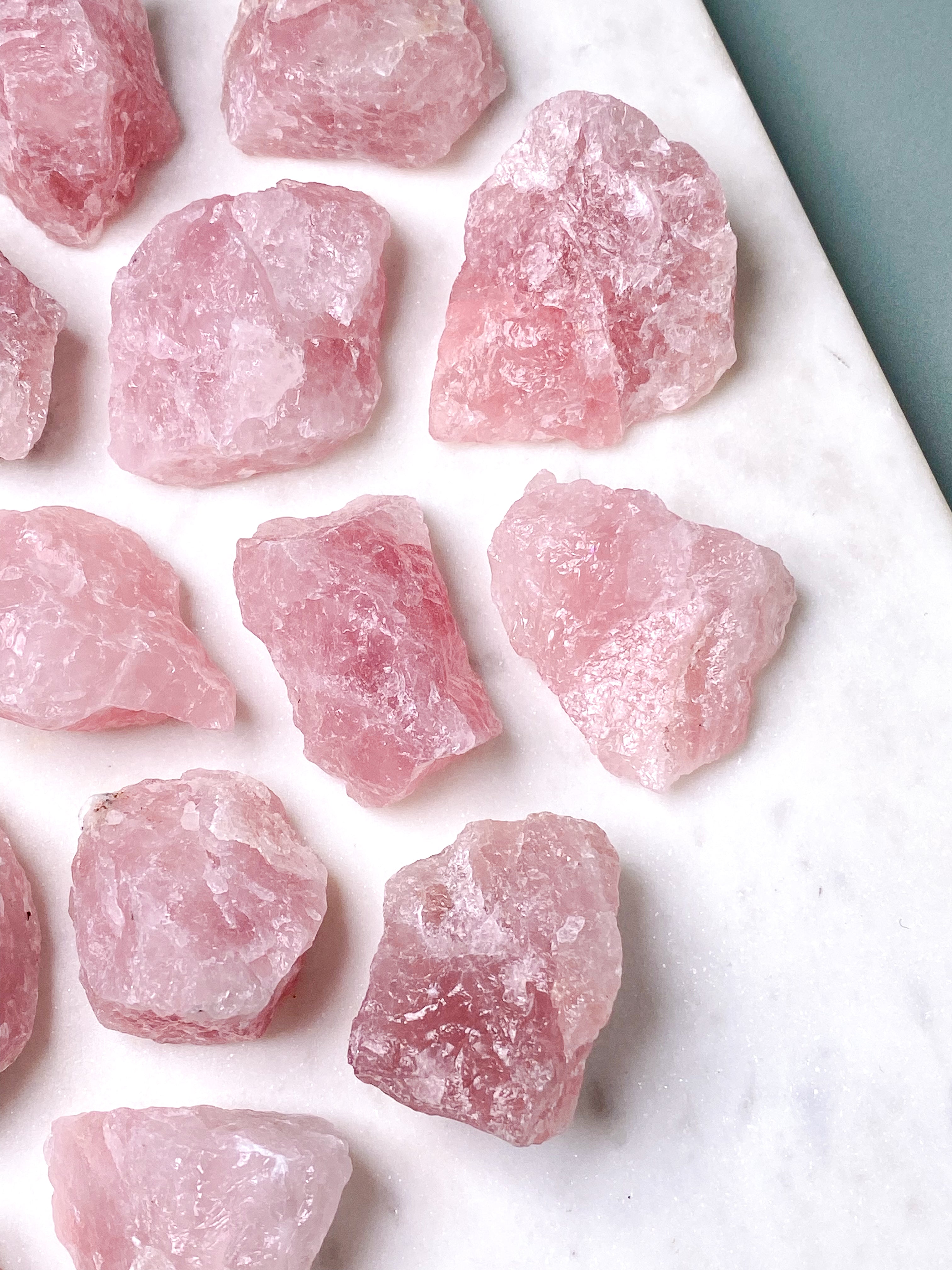 Namibia Rosakvarts Rå