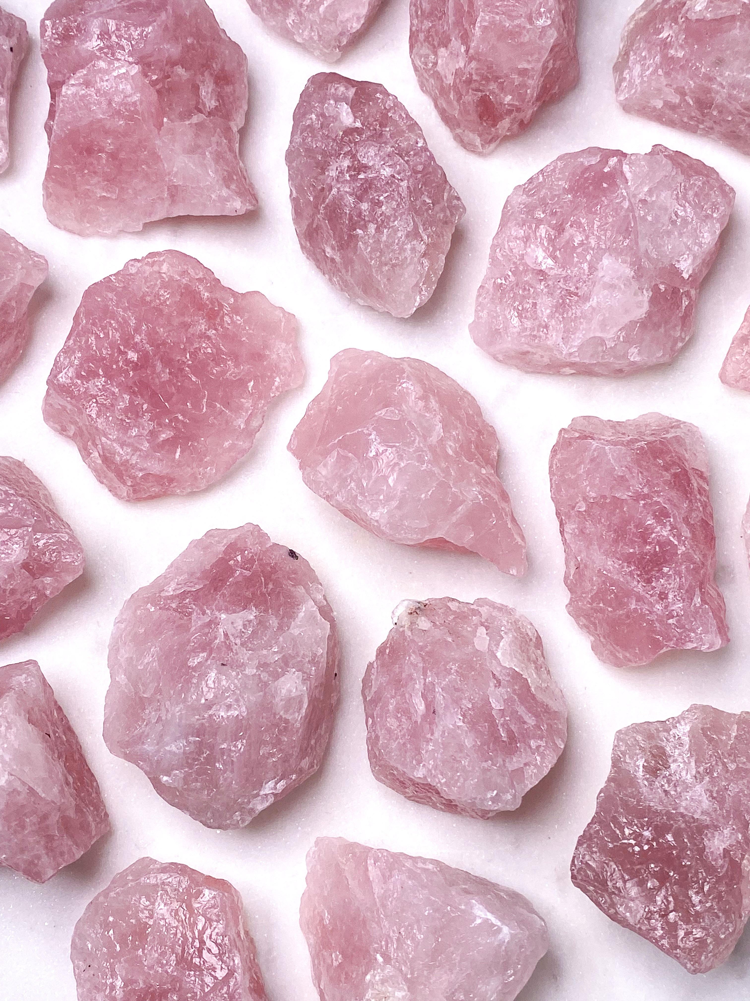 Namibia Rosakvarts Rå