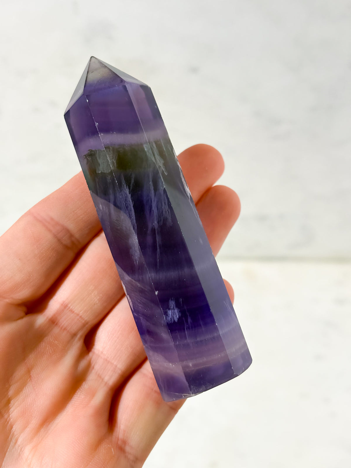 Indigo Fluorit Tårn (Nr. 5)