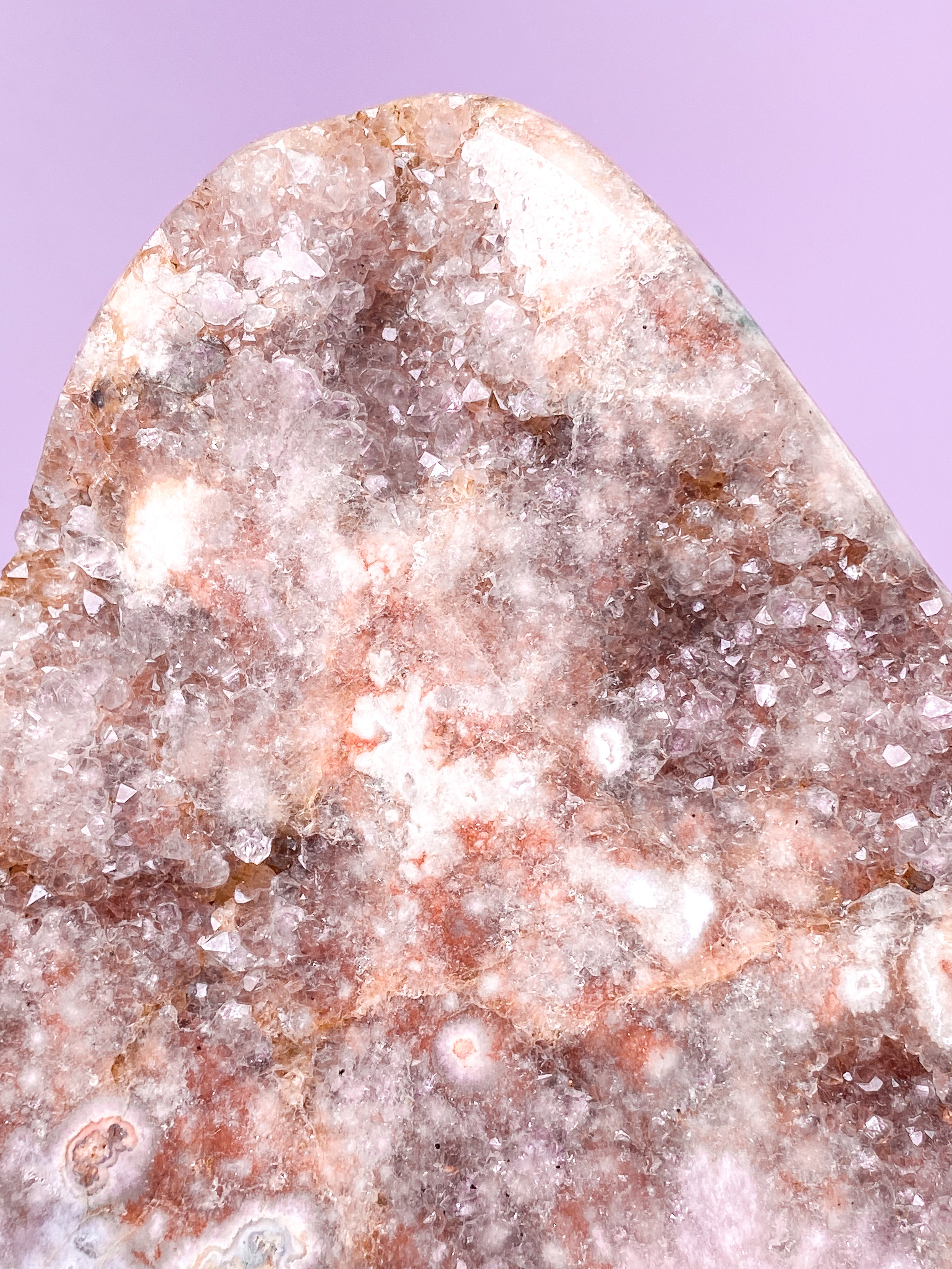 Pink Ametyst på fod (Nr. 14)