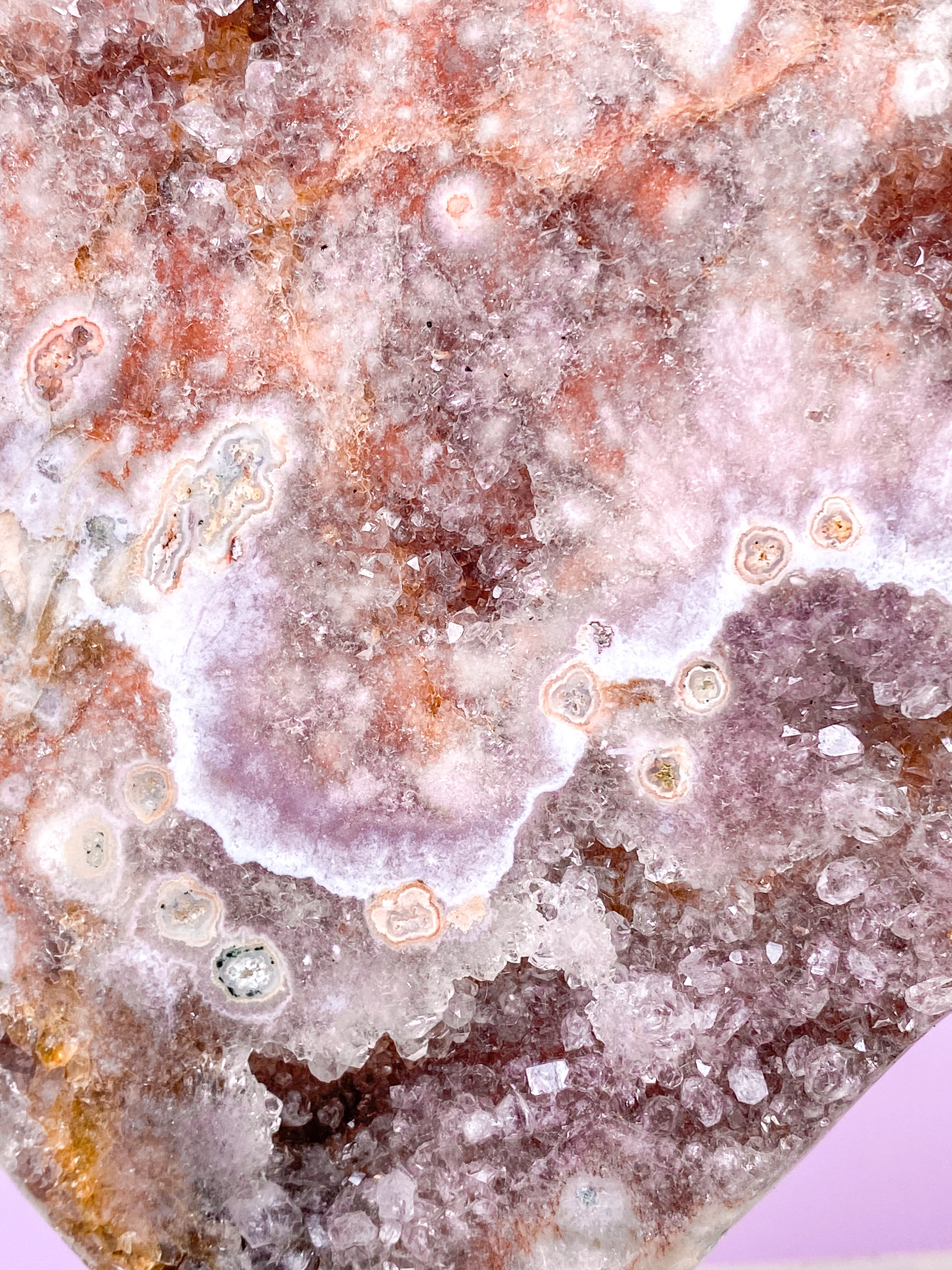 Pink Ametyst på fod (Nr. 14)