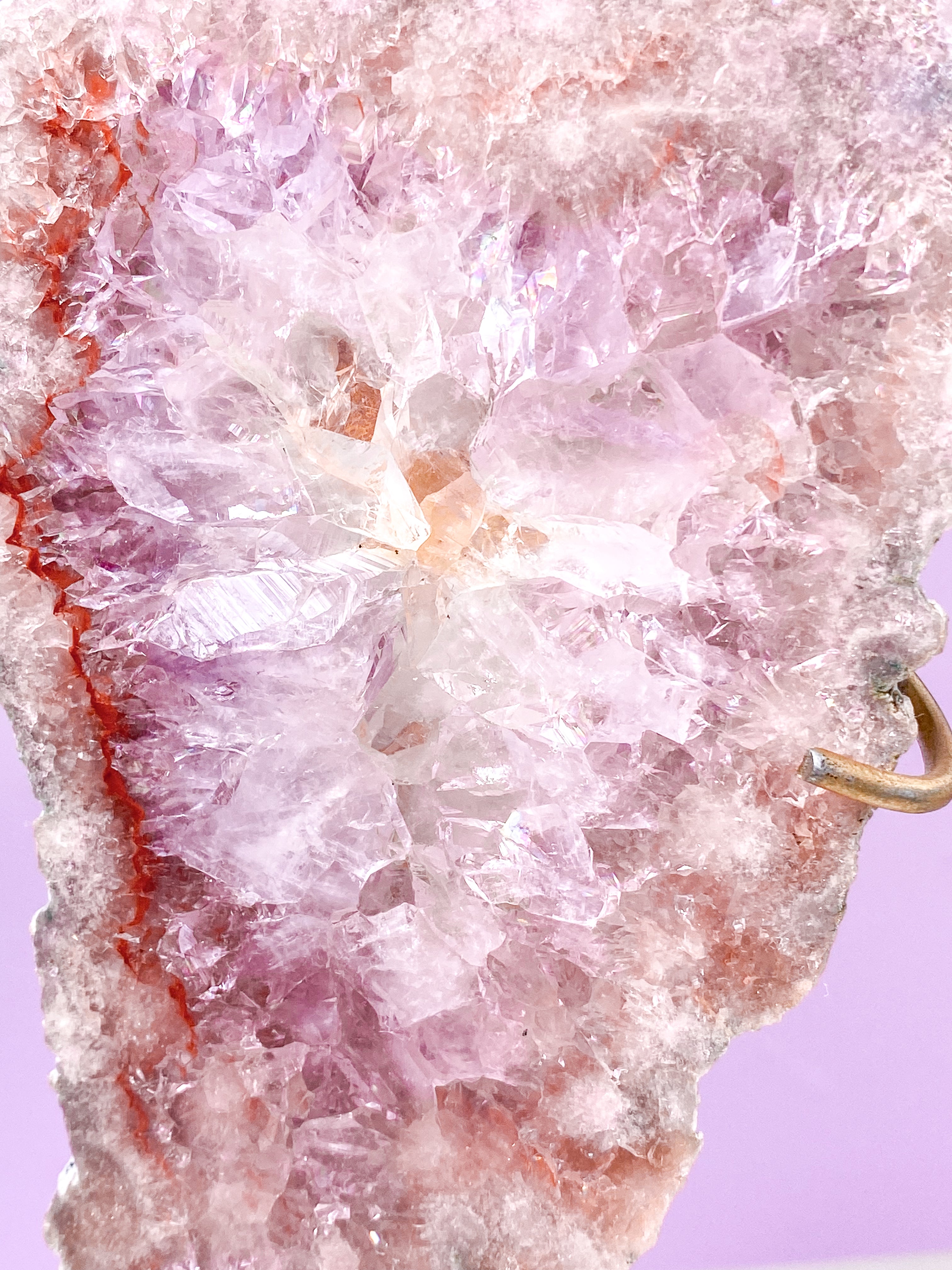 Pink Ametyst på fod (Nr. 16)