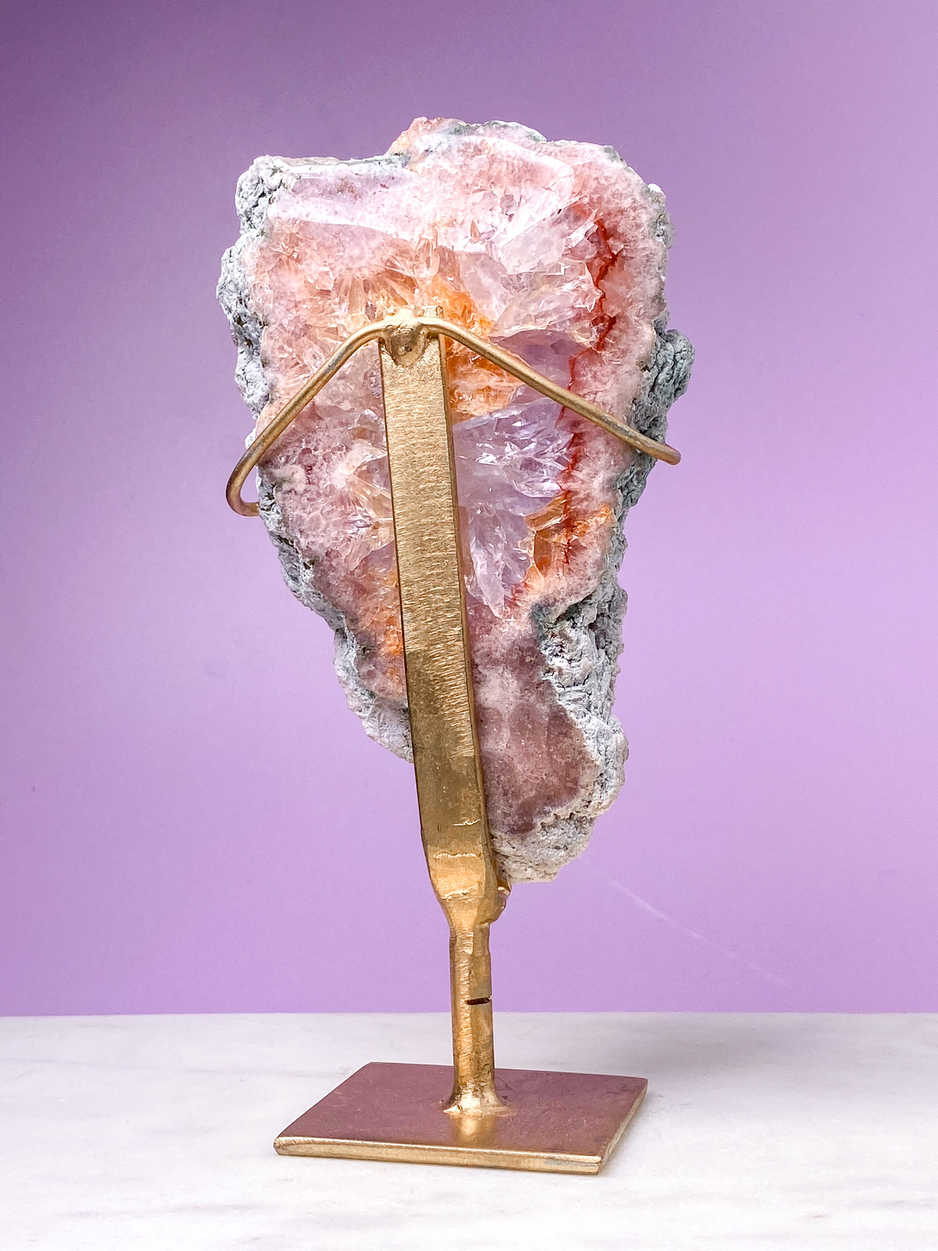 Pink Ametyst på fod (Nr. 16)