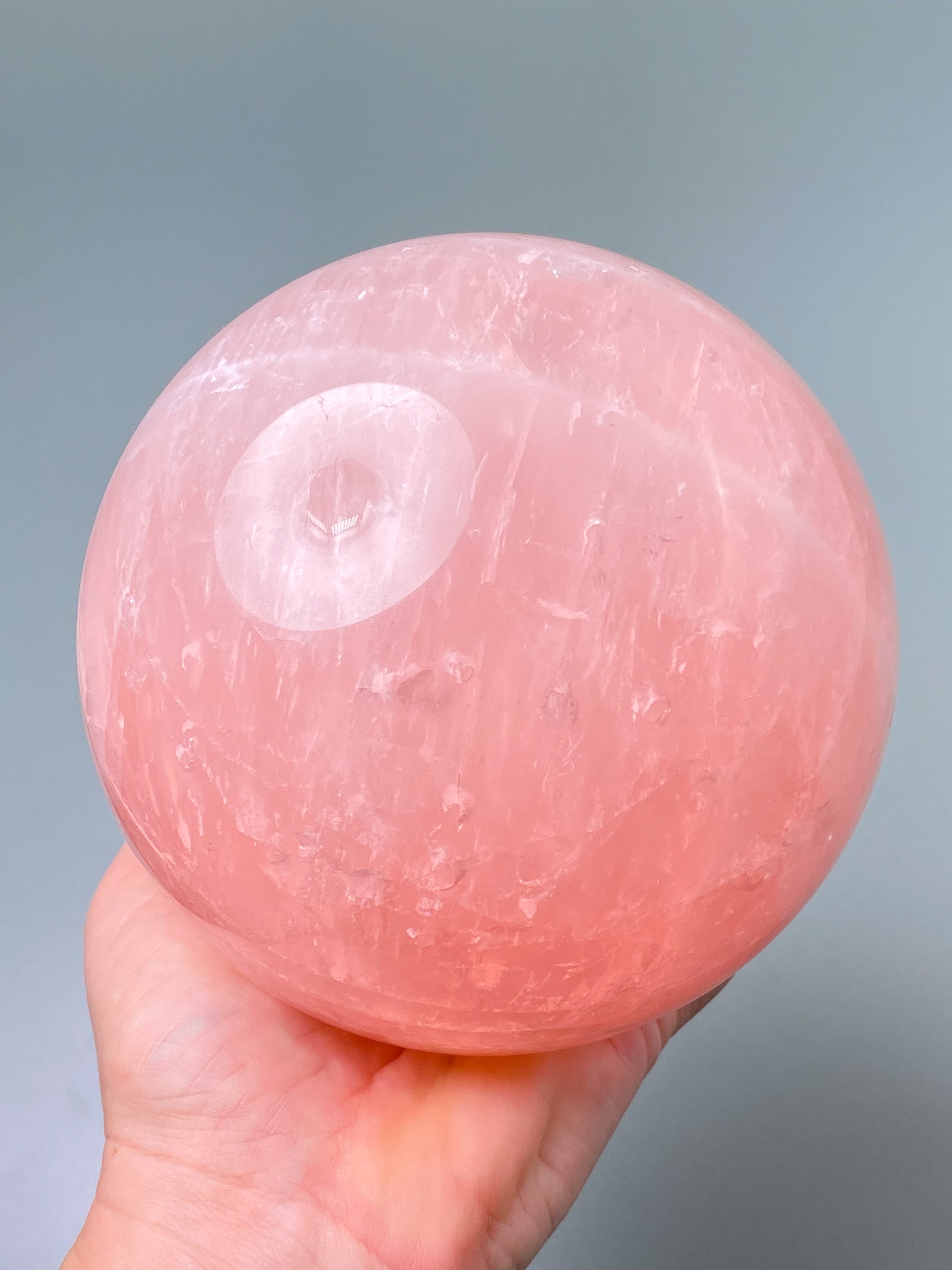Kæmpe Rosakvarts Kugle (Nr. 2)