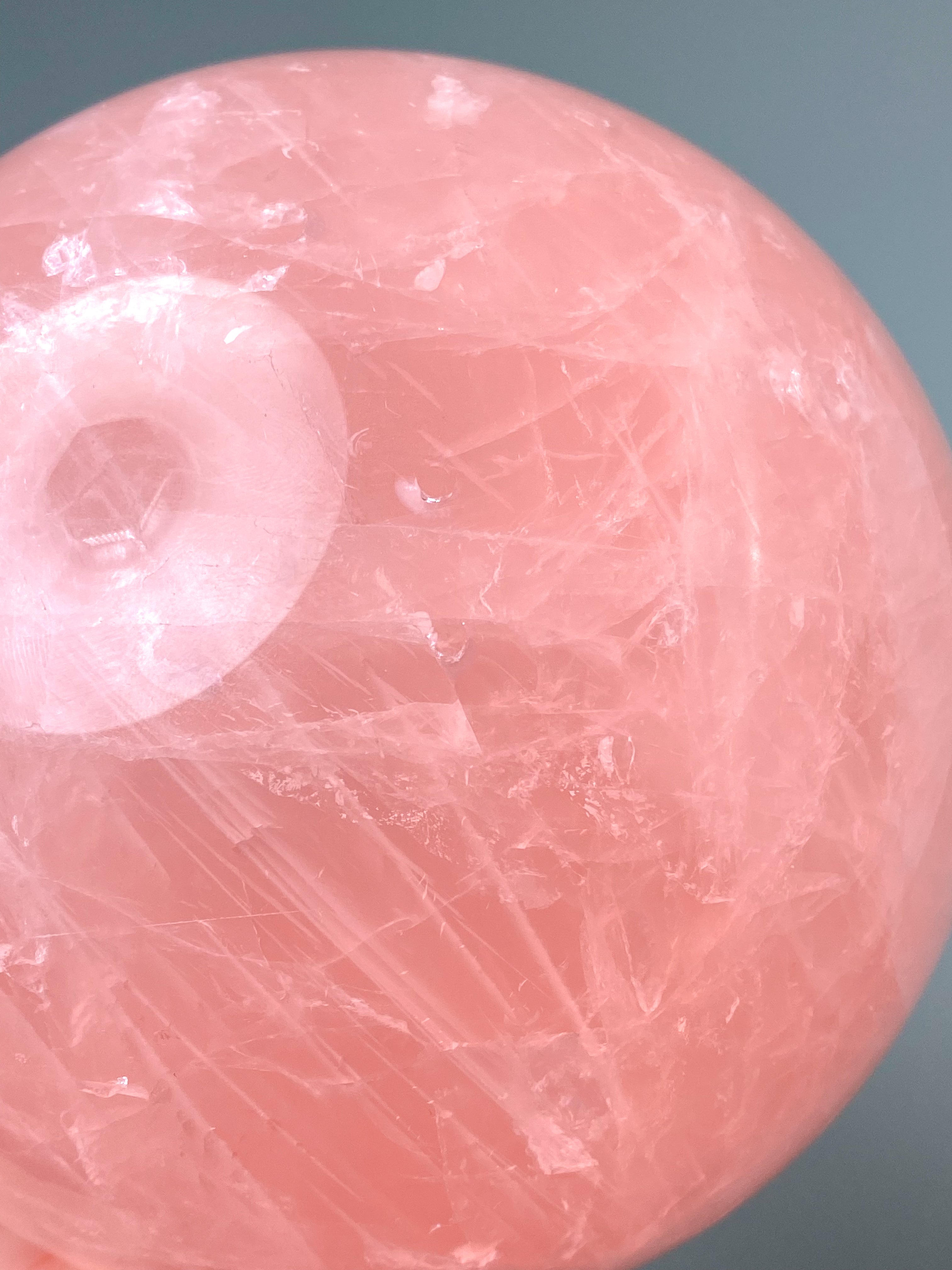 Kæmpe Rosakvarts Kugle (Nr. 2)