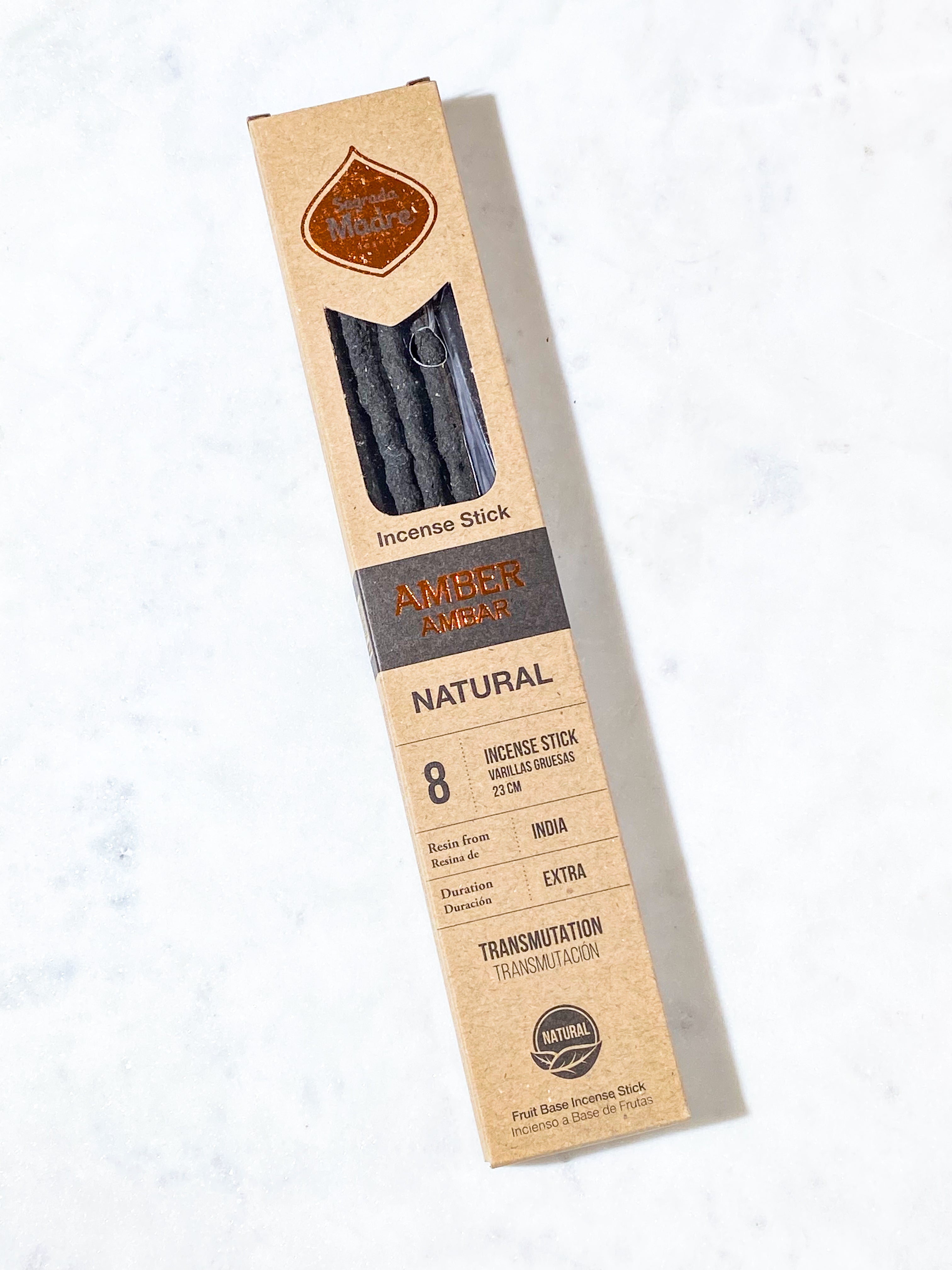 Amber & Palo Santo Røgelsespinde (8 stk.)