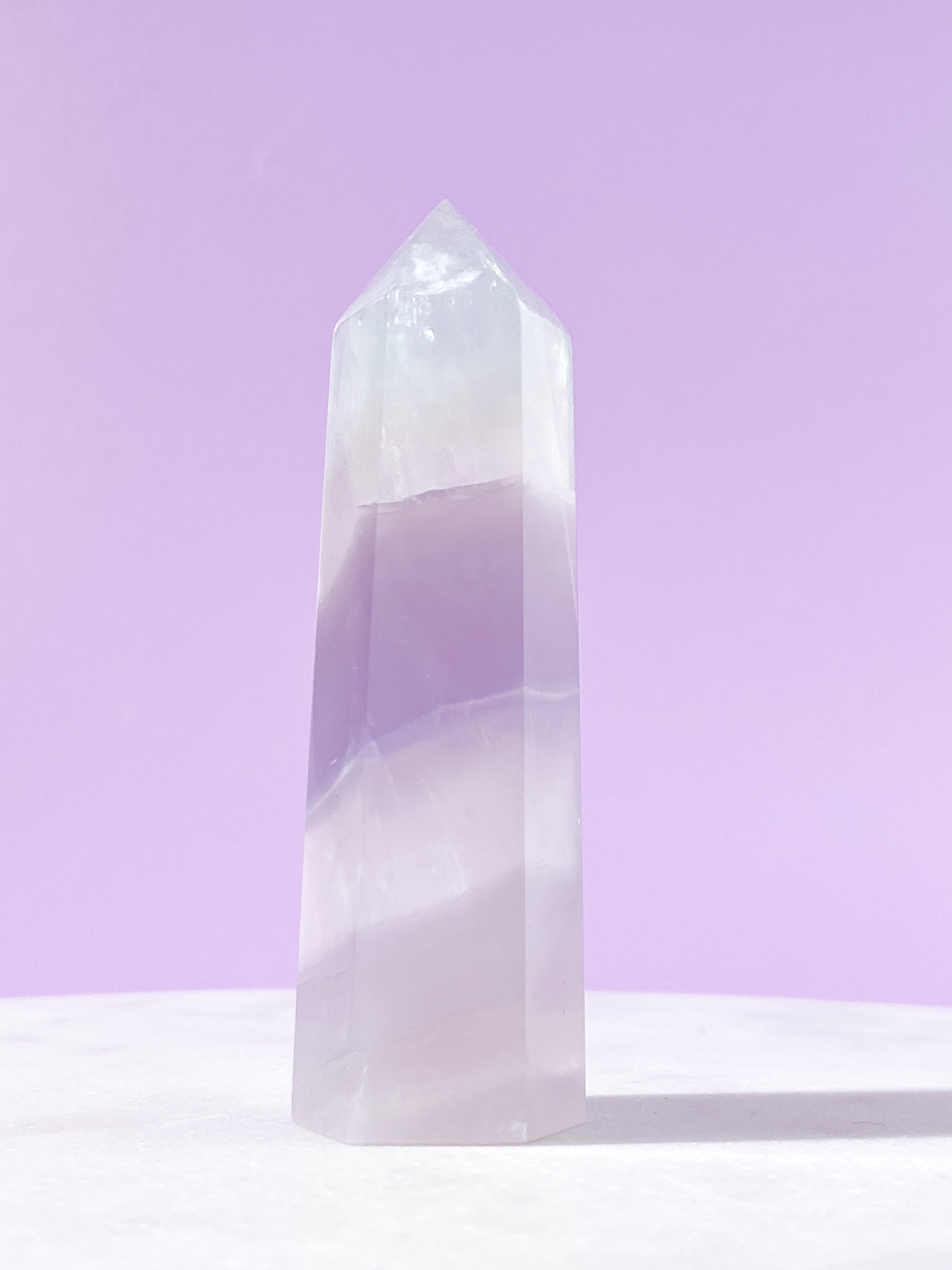 Lavendel Yttrium Fluorit Tårn (Nr. 21)