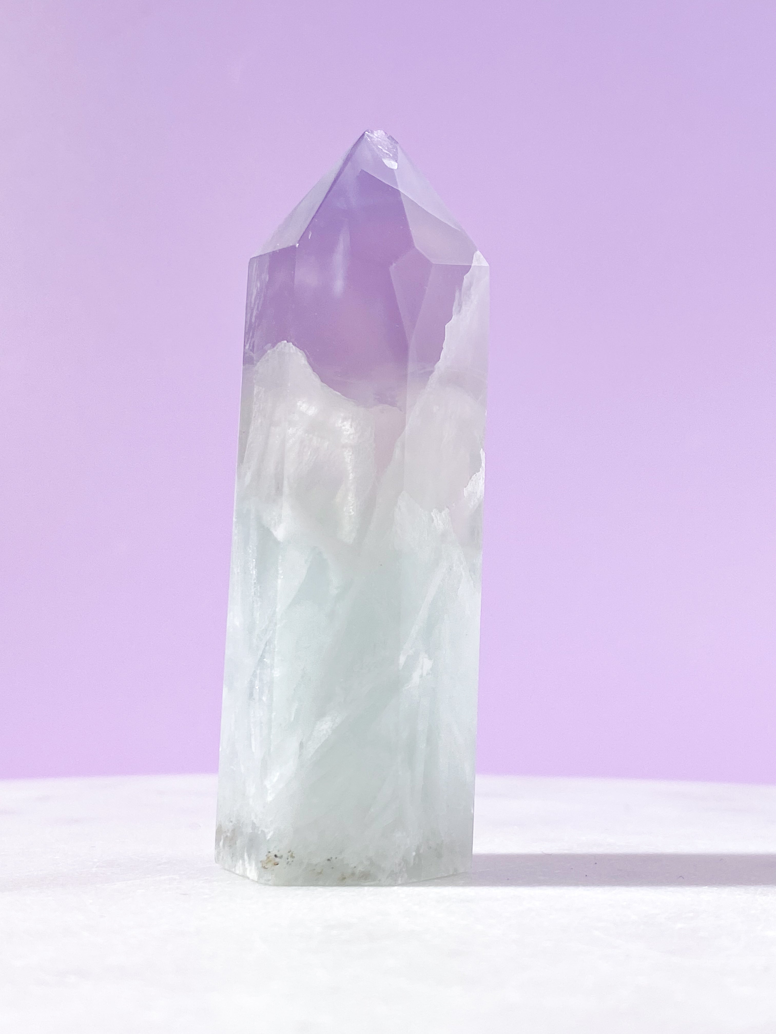 Lavendel Yttrium Fluorit Tårn (Nr. 27)