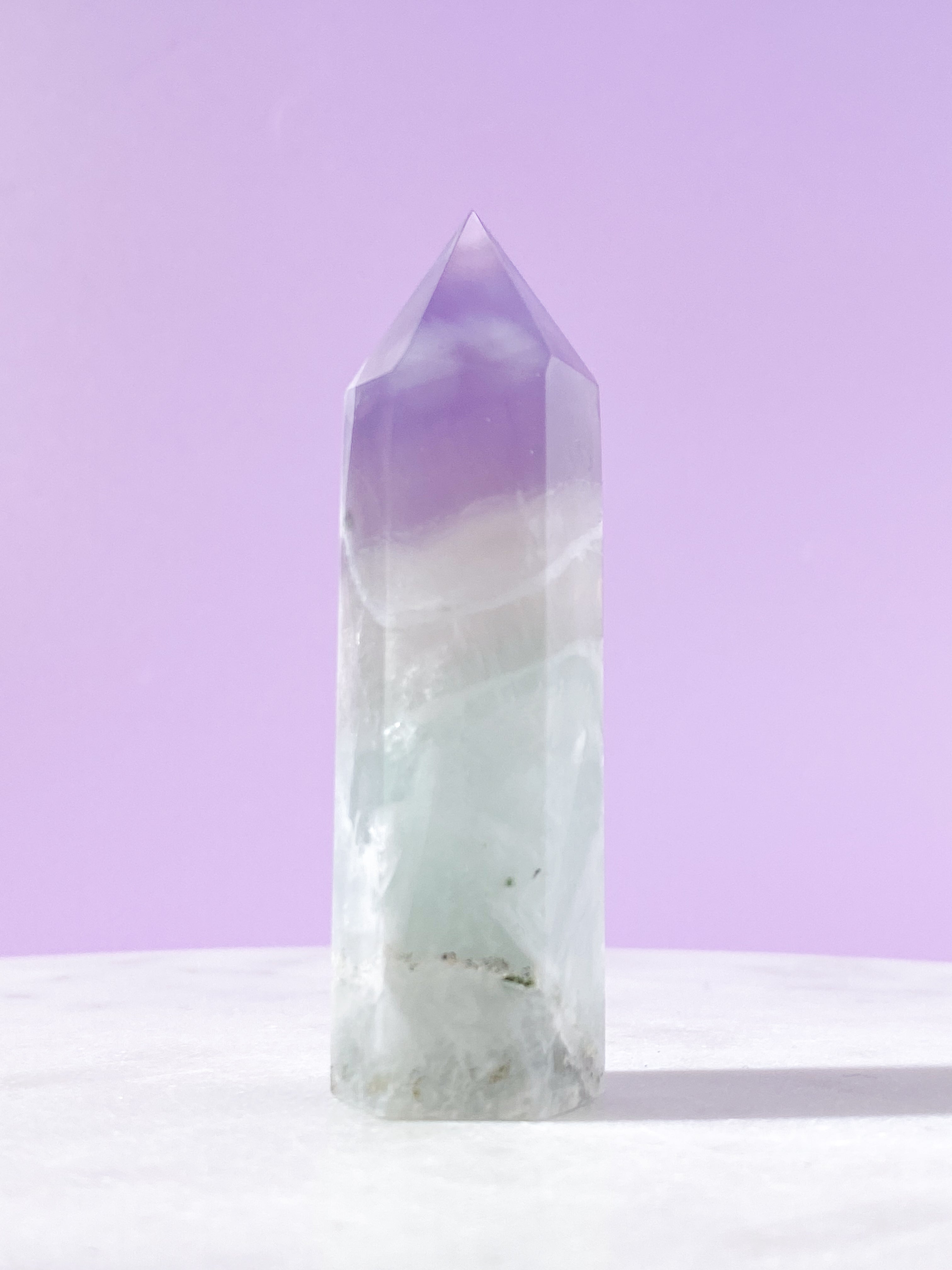 Lavendel Yttrium Fluorit Tårn (Nr. 29)
