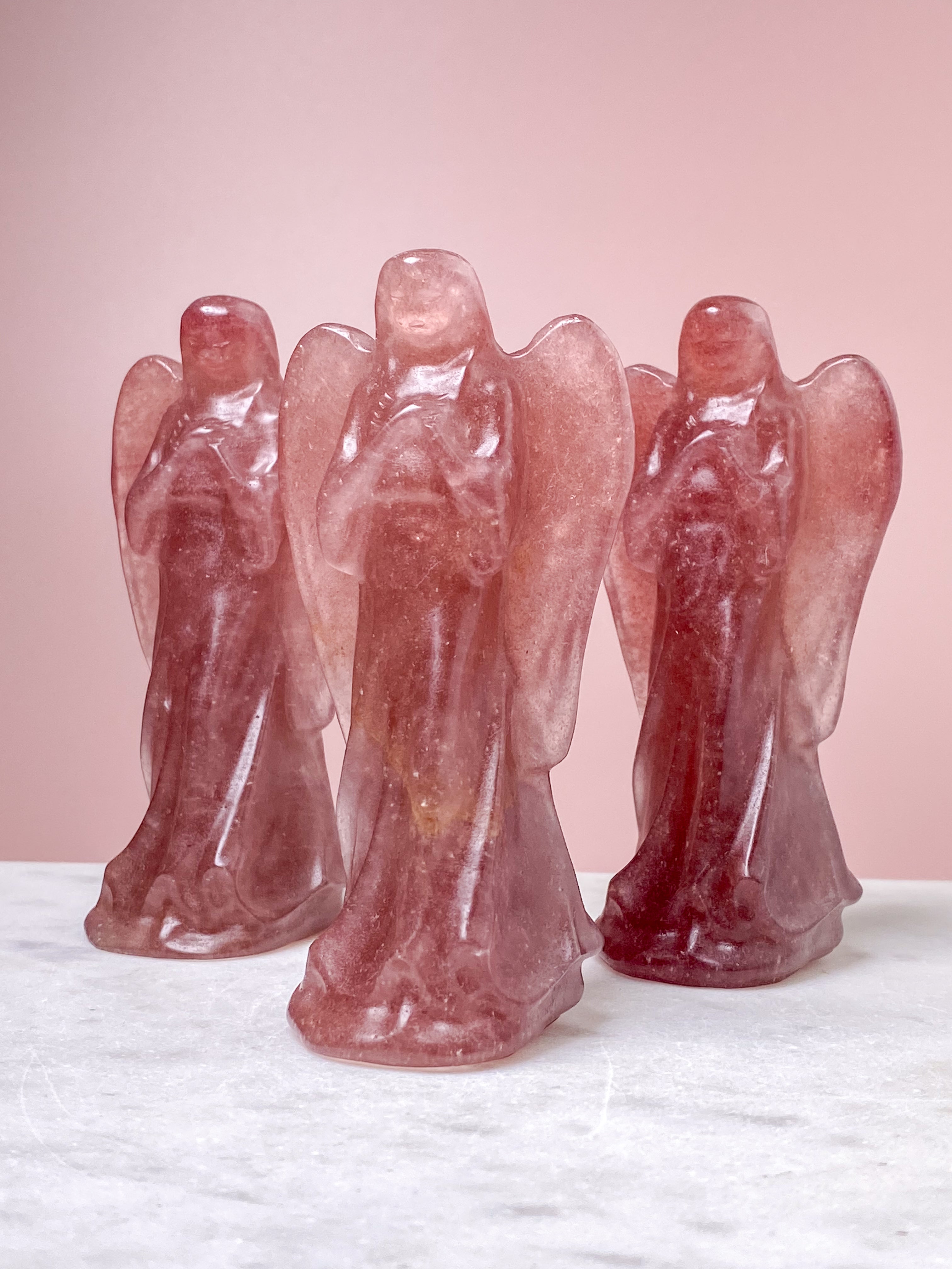 Strawberry Quartz Angel