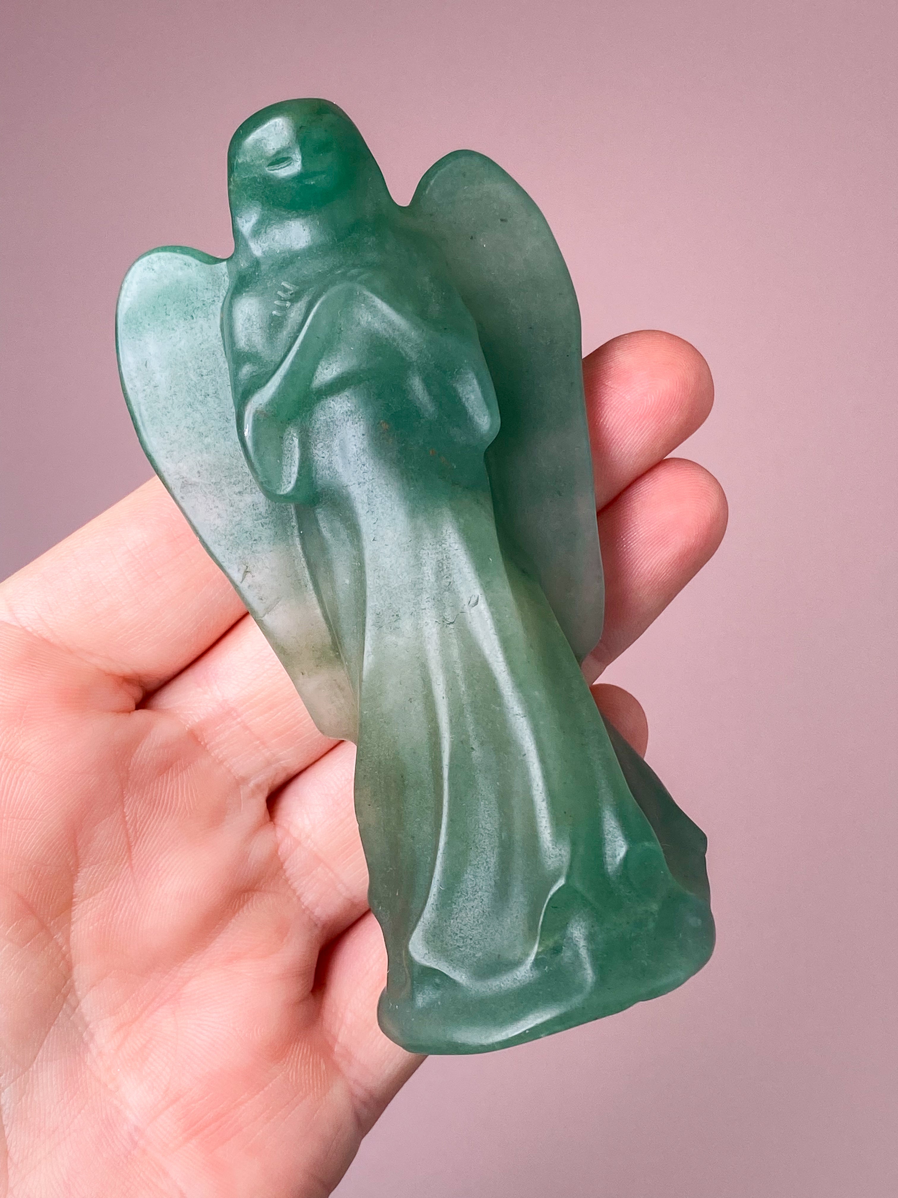 Green Aventurin Engel.