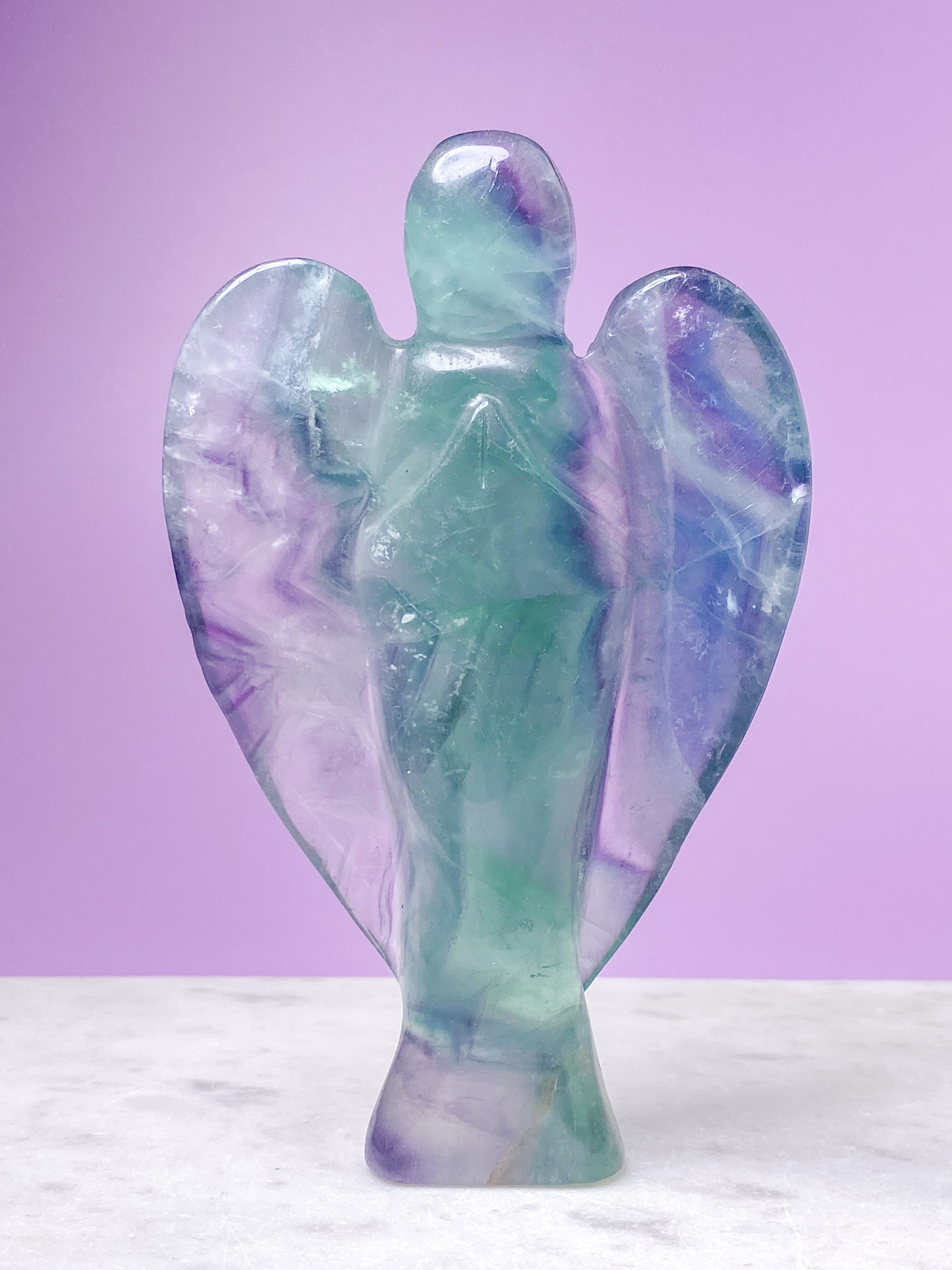 Regnbue Fluorit Engel (Nr. 2)