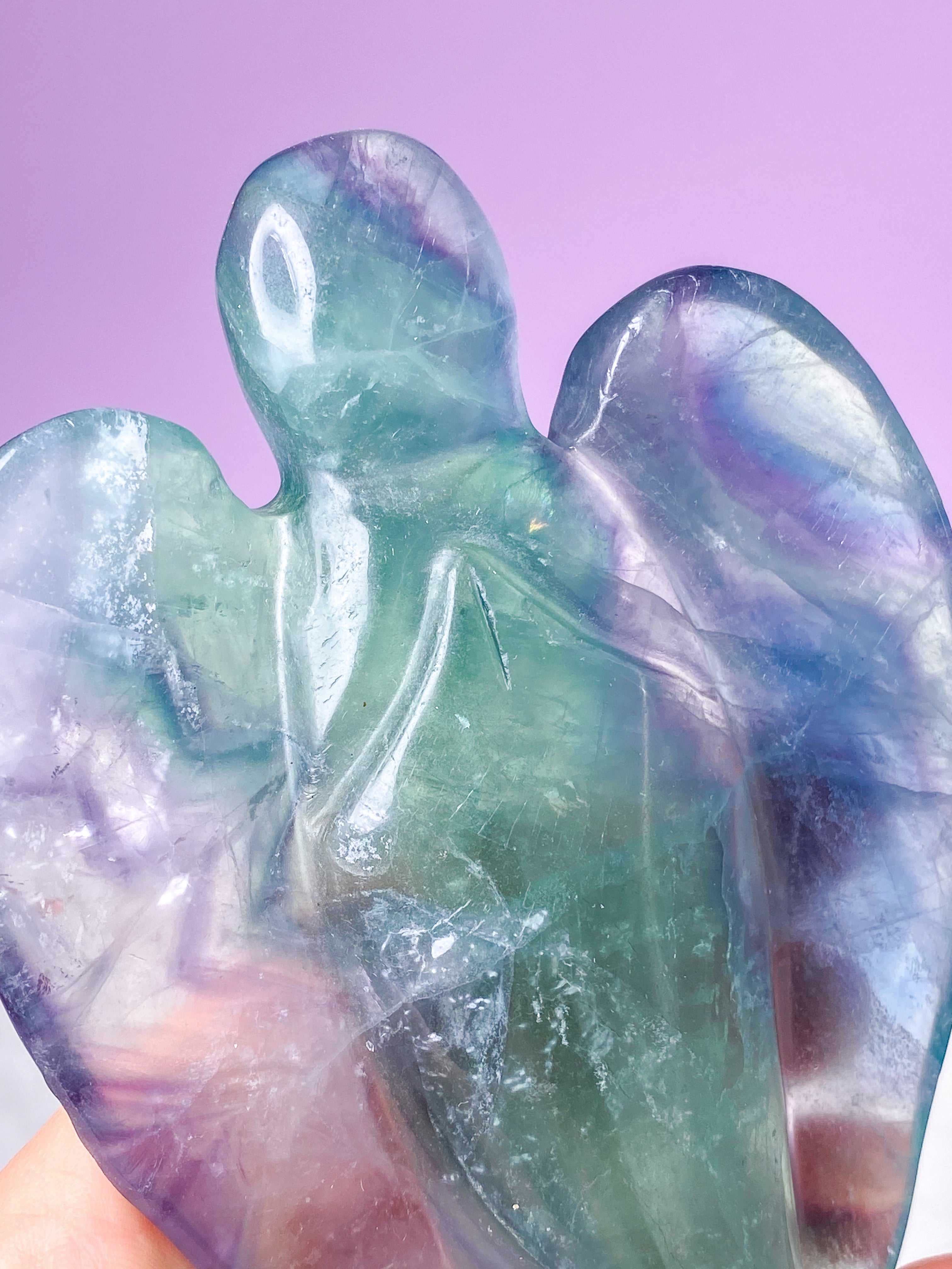 Regnbue Fluorit Engel (Nr. 2)