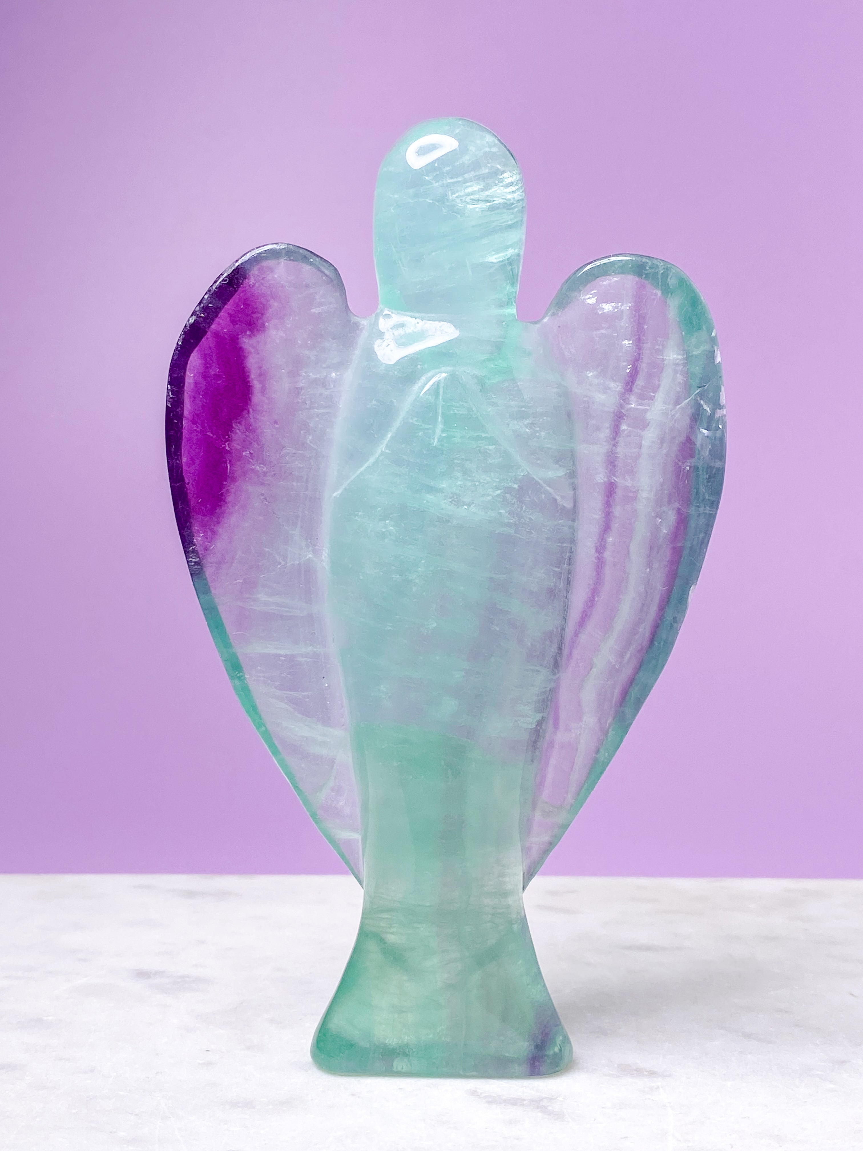 Regnbue Fluorit Engel (Nr. 3)