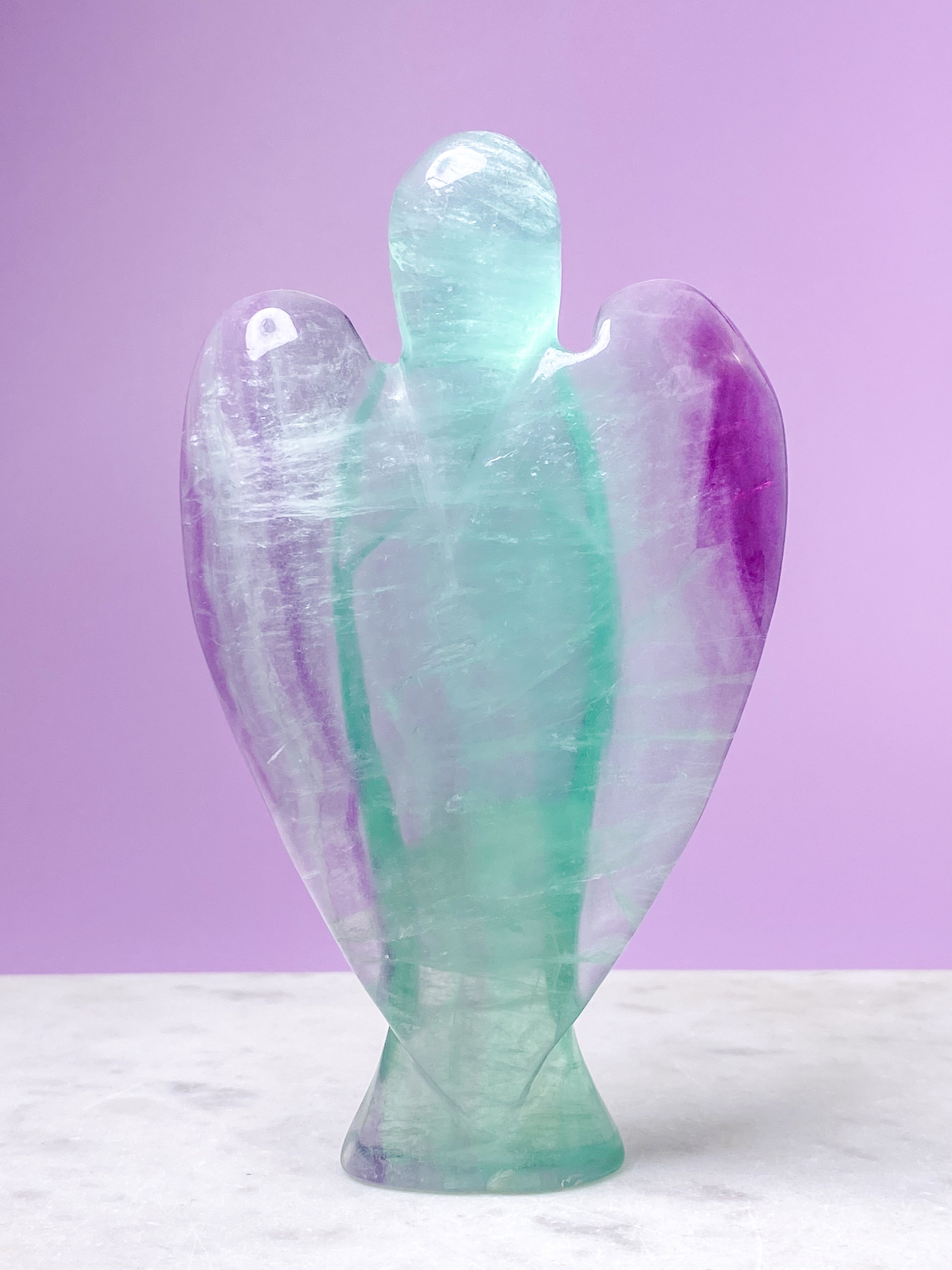 Regnbue Fluorit Engel (Nr. 3)