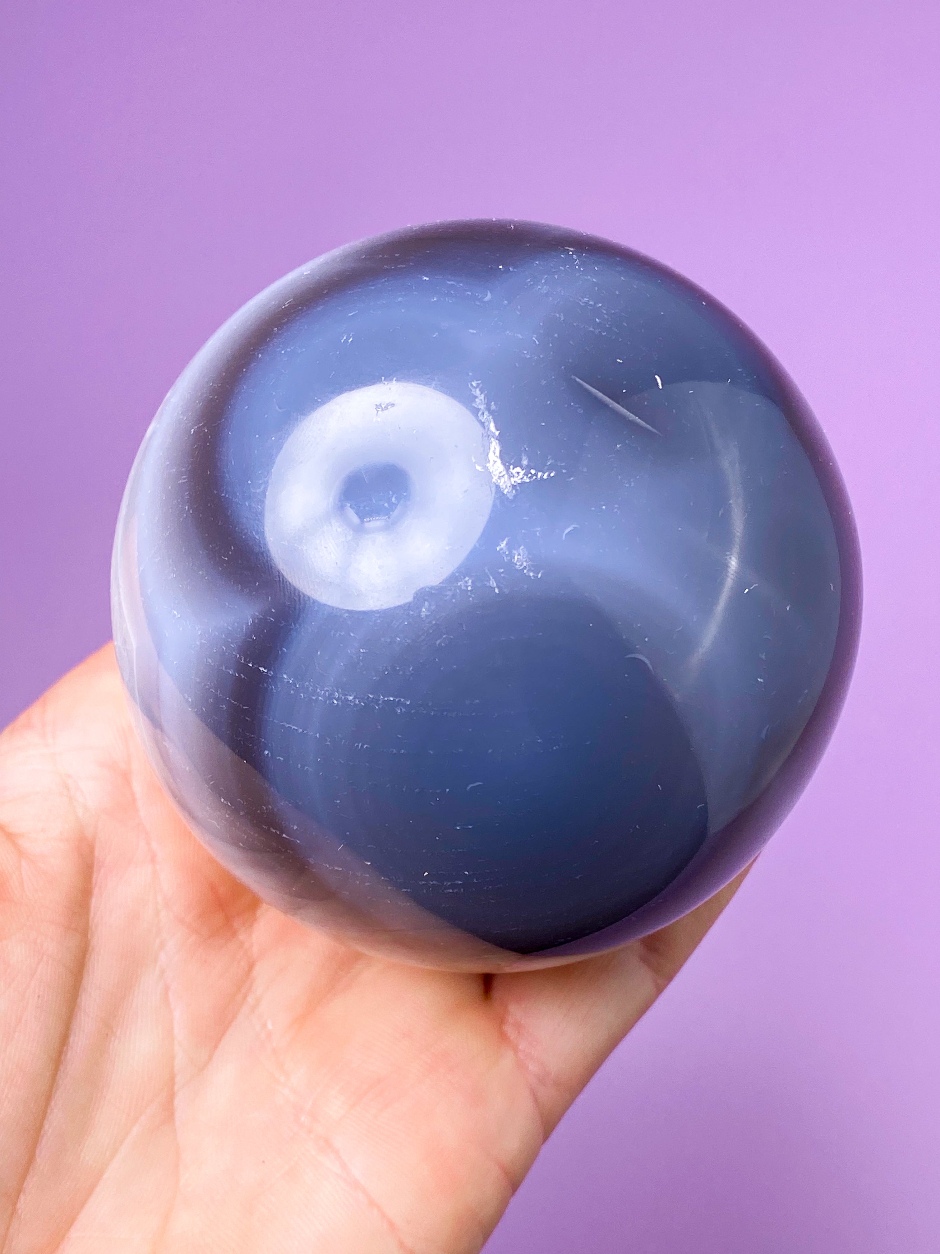 Druzy Agate Moon (No. 1)