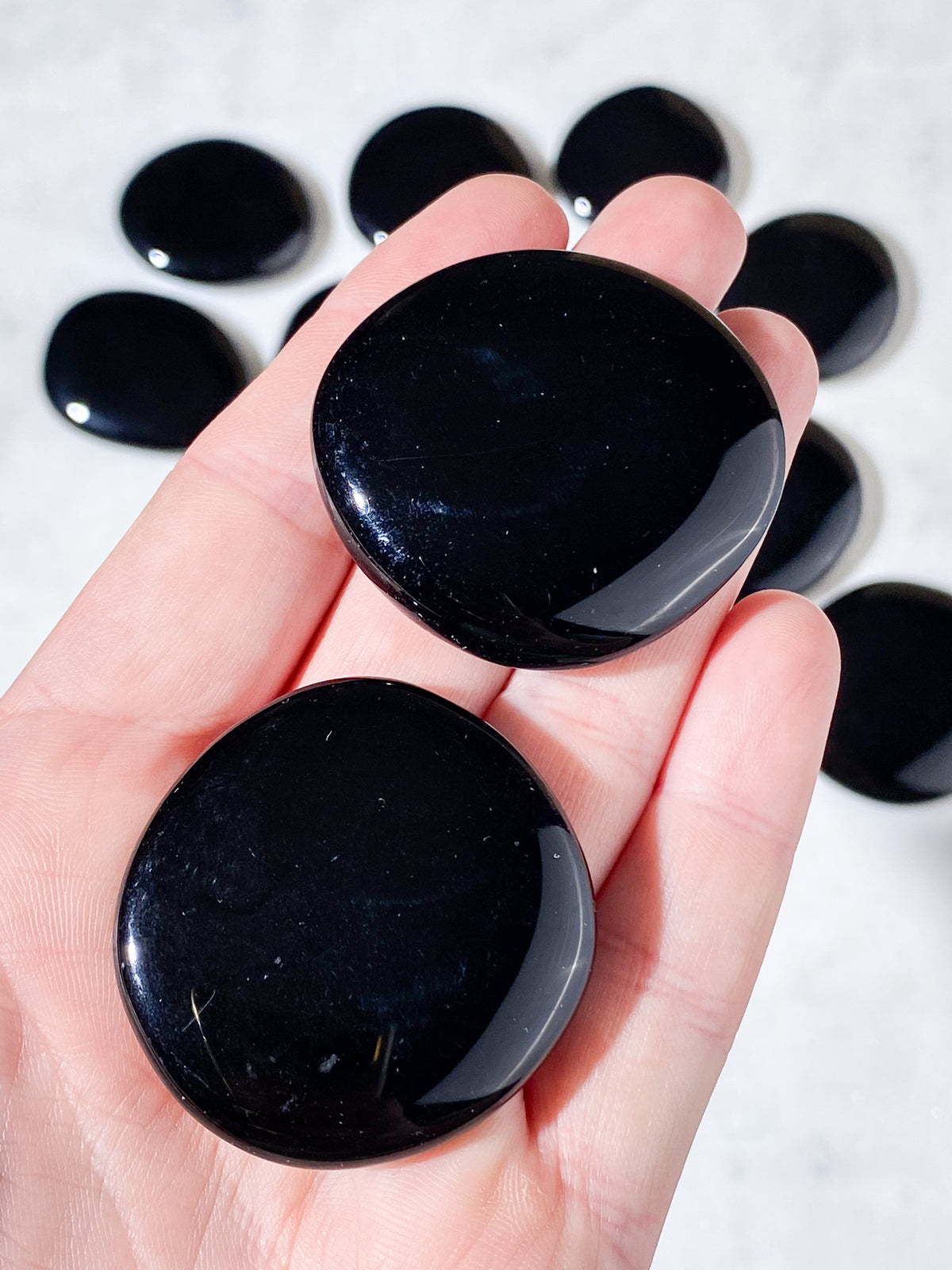 Sort Obsidian Disc