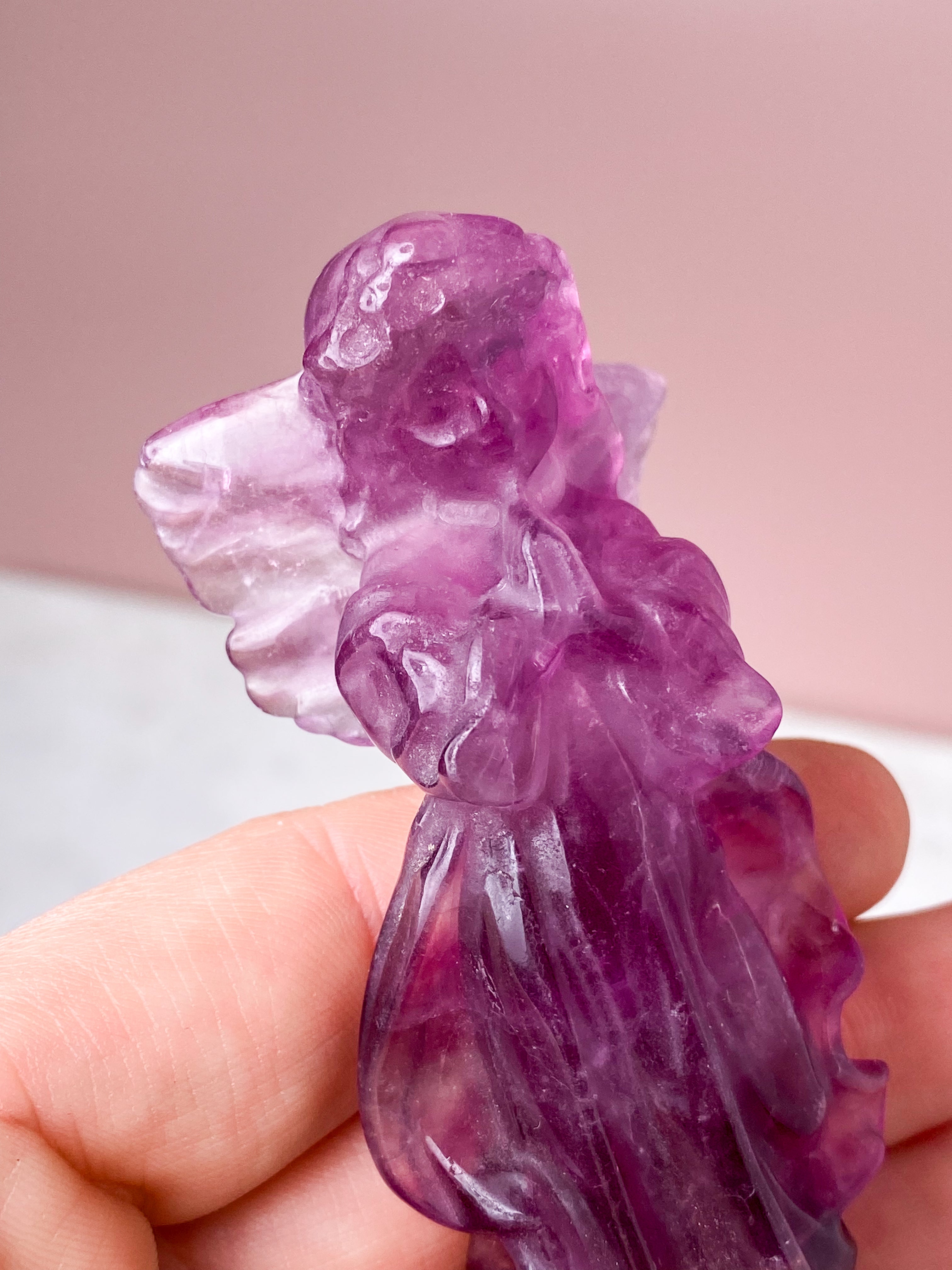 Vin röd fluorit torn - sällsynt