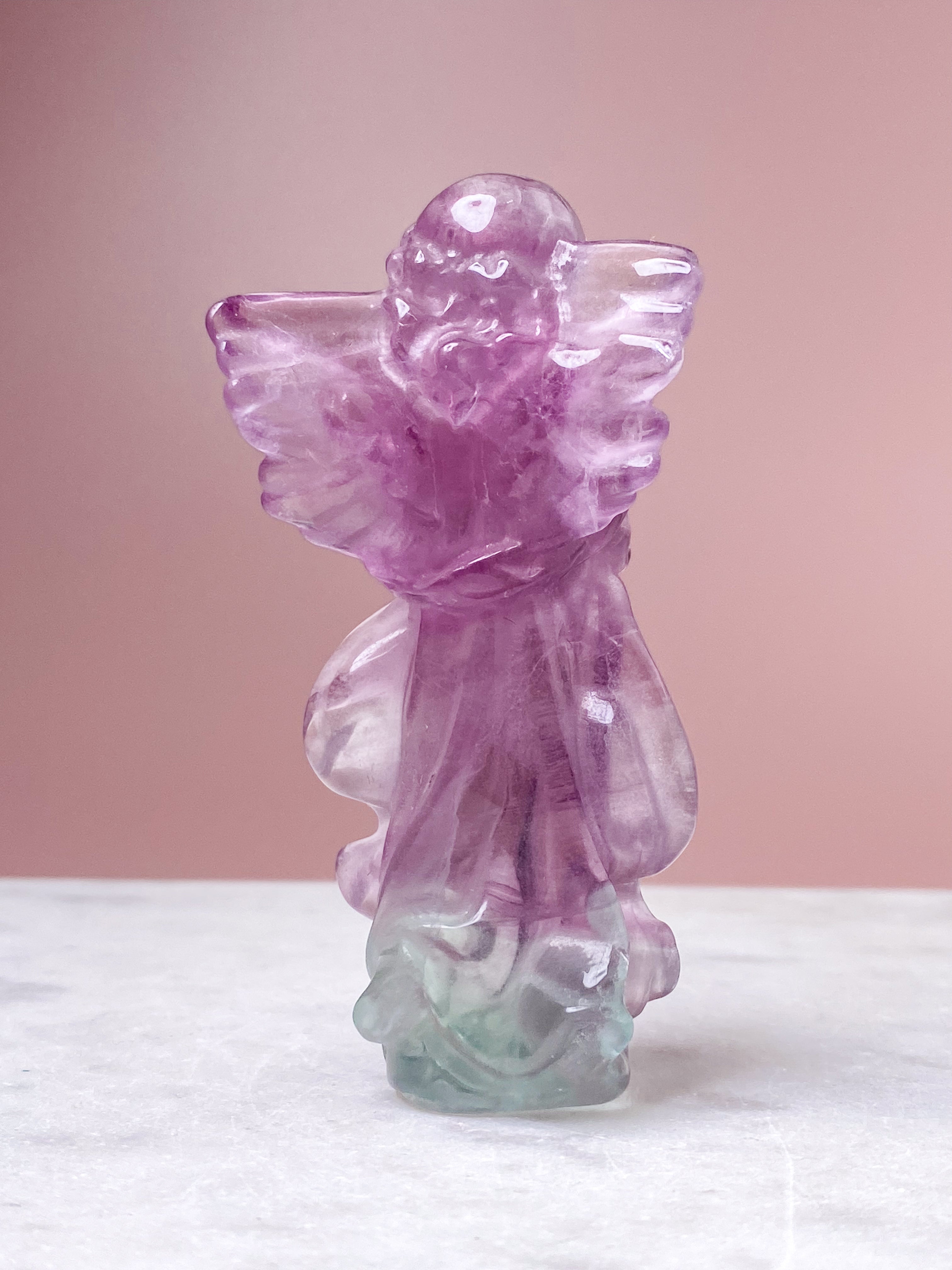 Vin röd fluorit torn - sällsynt