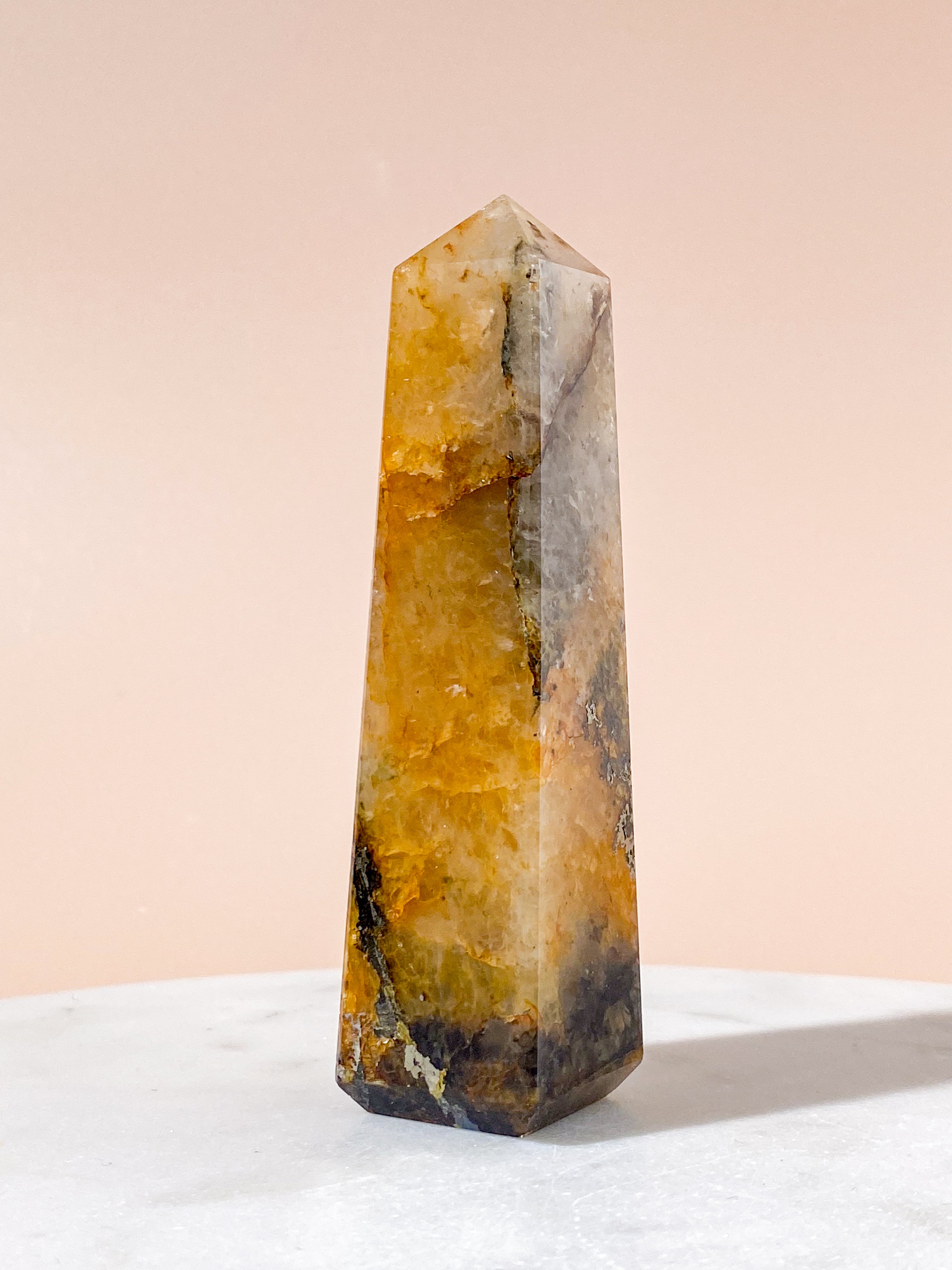 Golden Healer med Pyrit Tårn (Nr. 1)