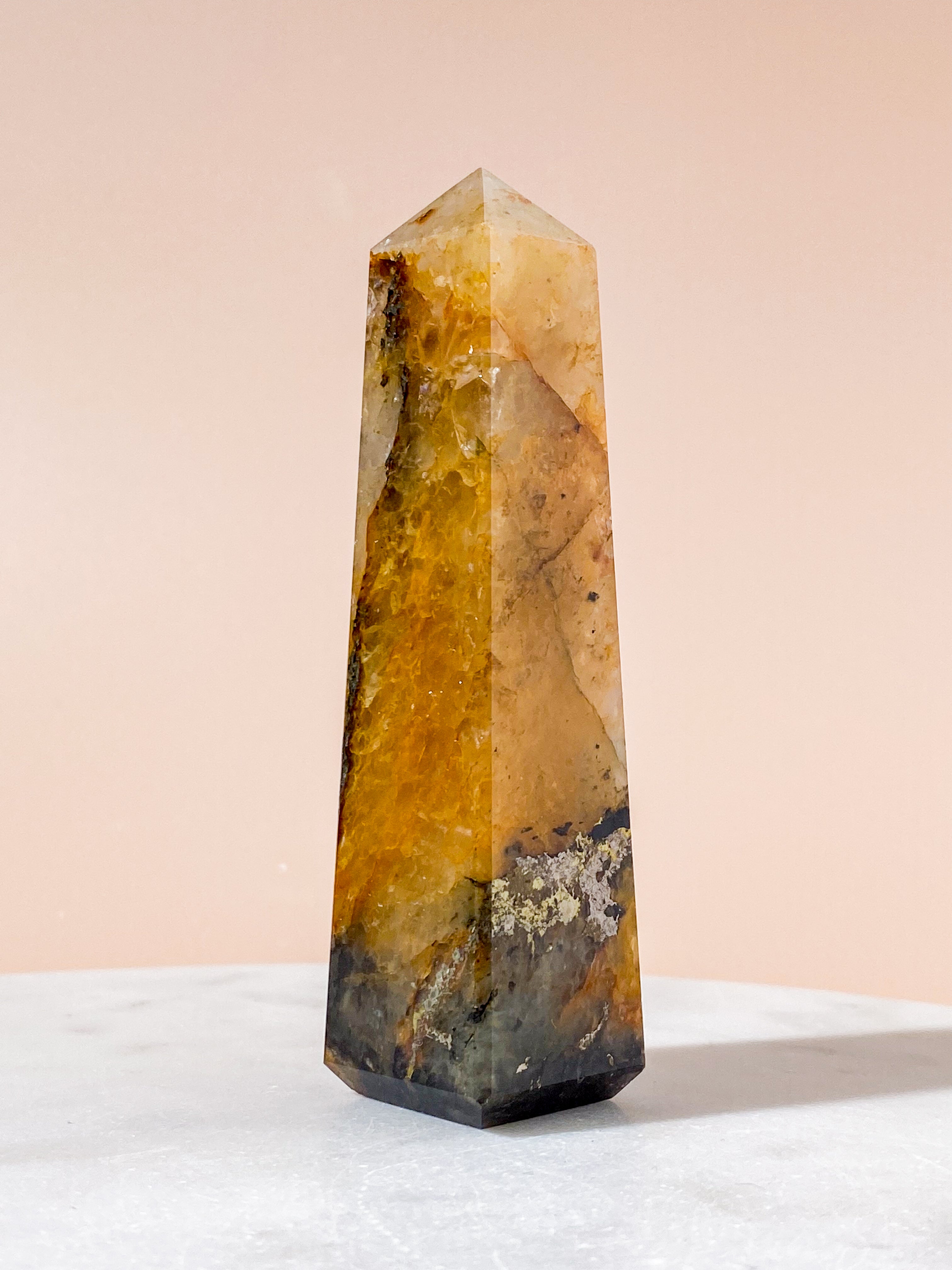 Golden Healer med Pyrit Tårn (Nr. 1)