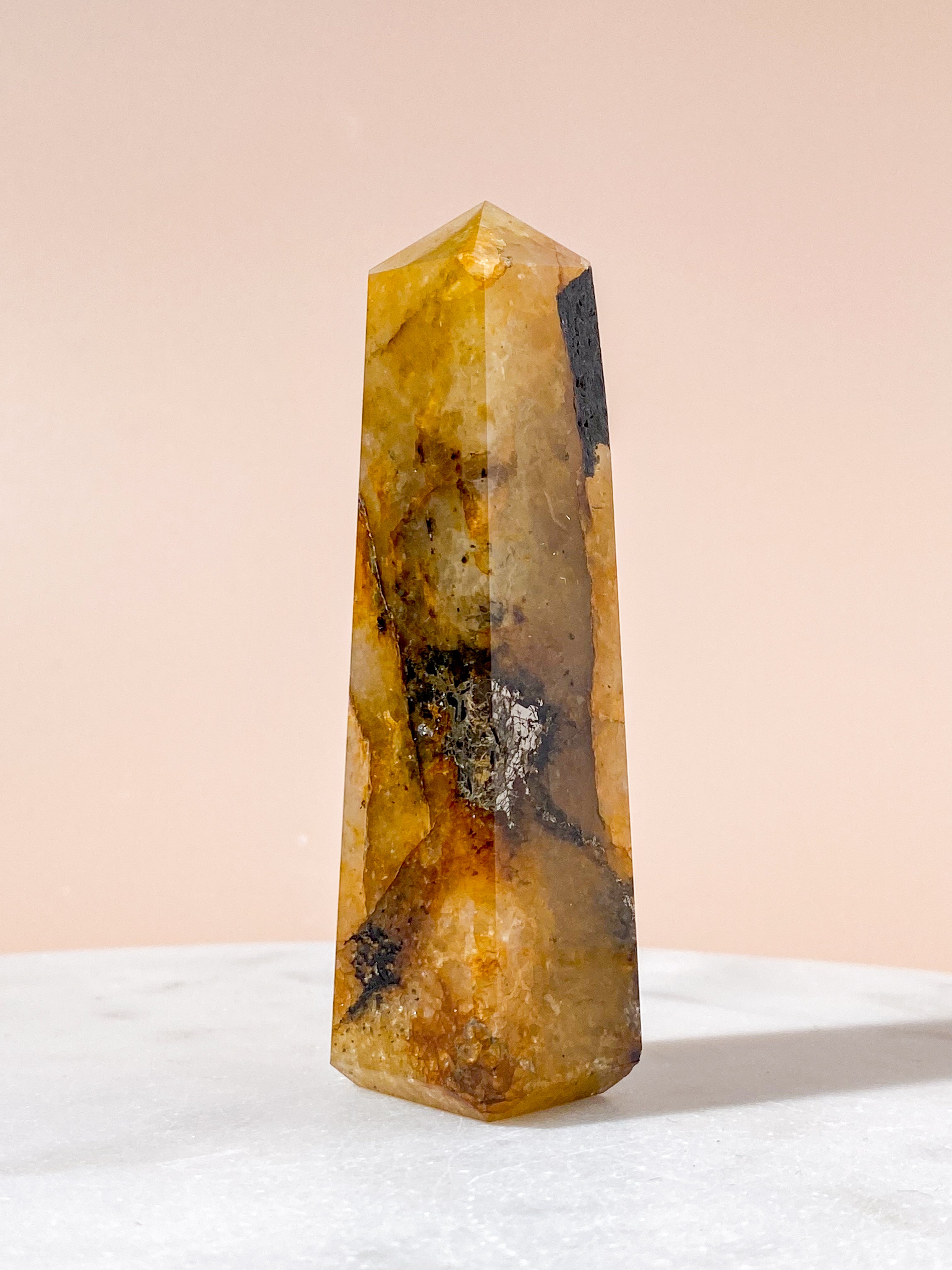 Golden Healer med Pyrit Tårn (Nr. 2)