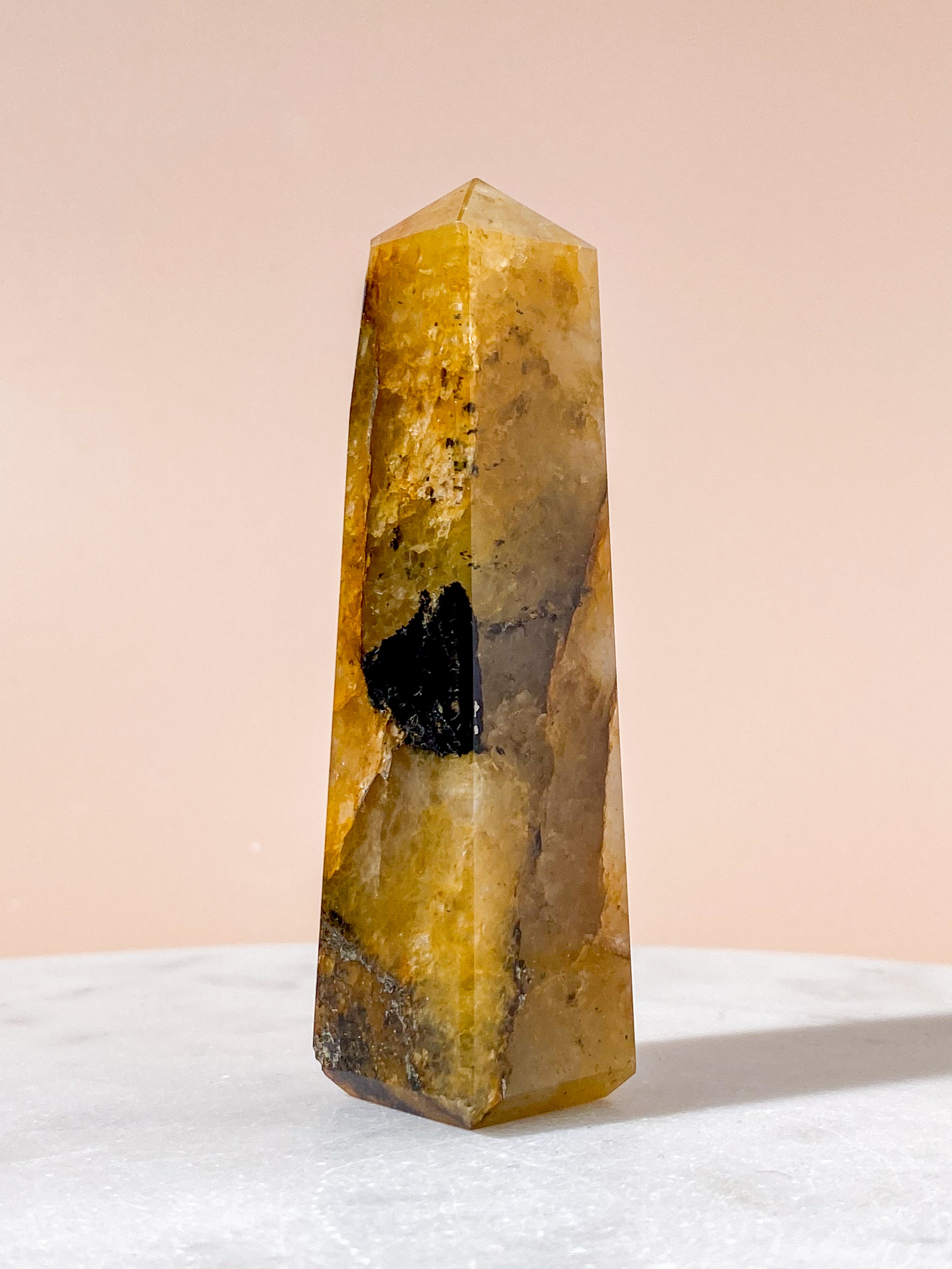 Golden Healer med Pyrit Tårn (Nr. 2)