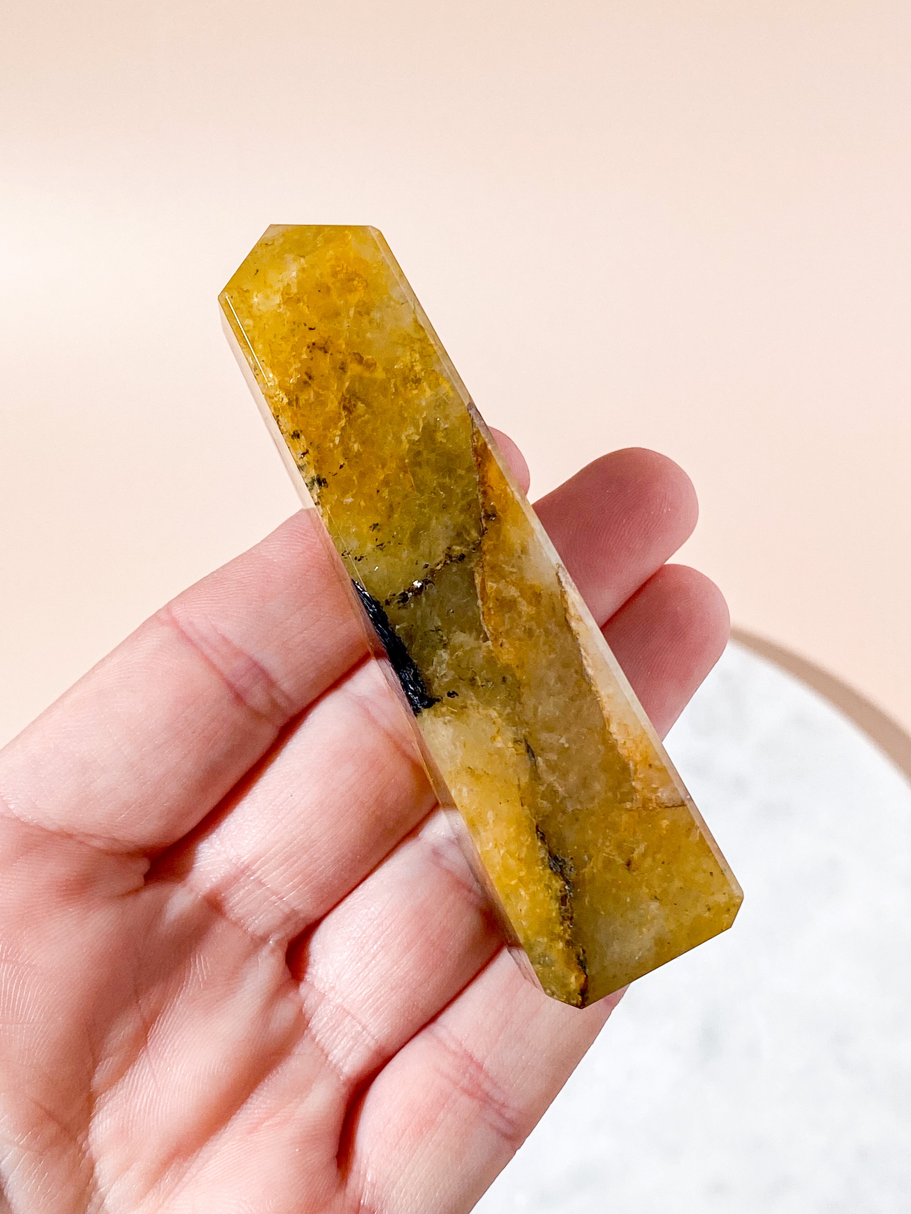 Golden Healer med Pyrit Tårn (Nr. 2)