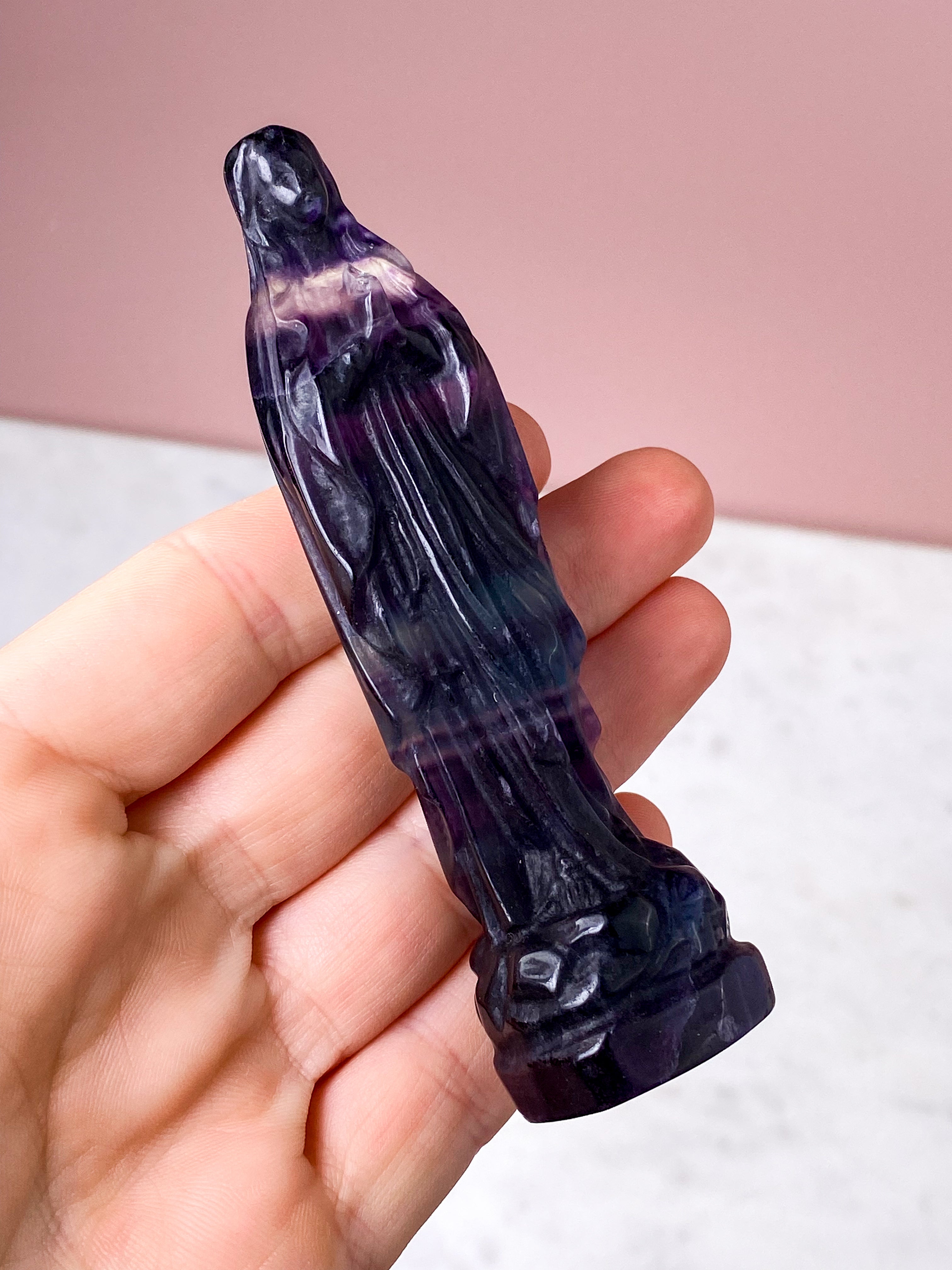 Regnbue Fluorit Madonna (Nr. 5)