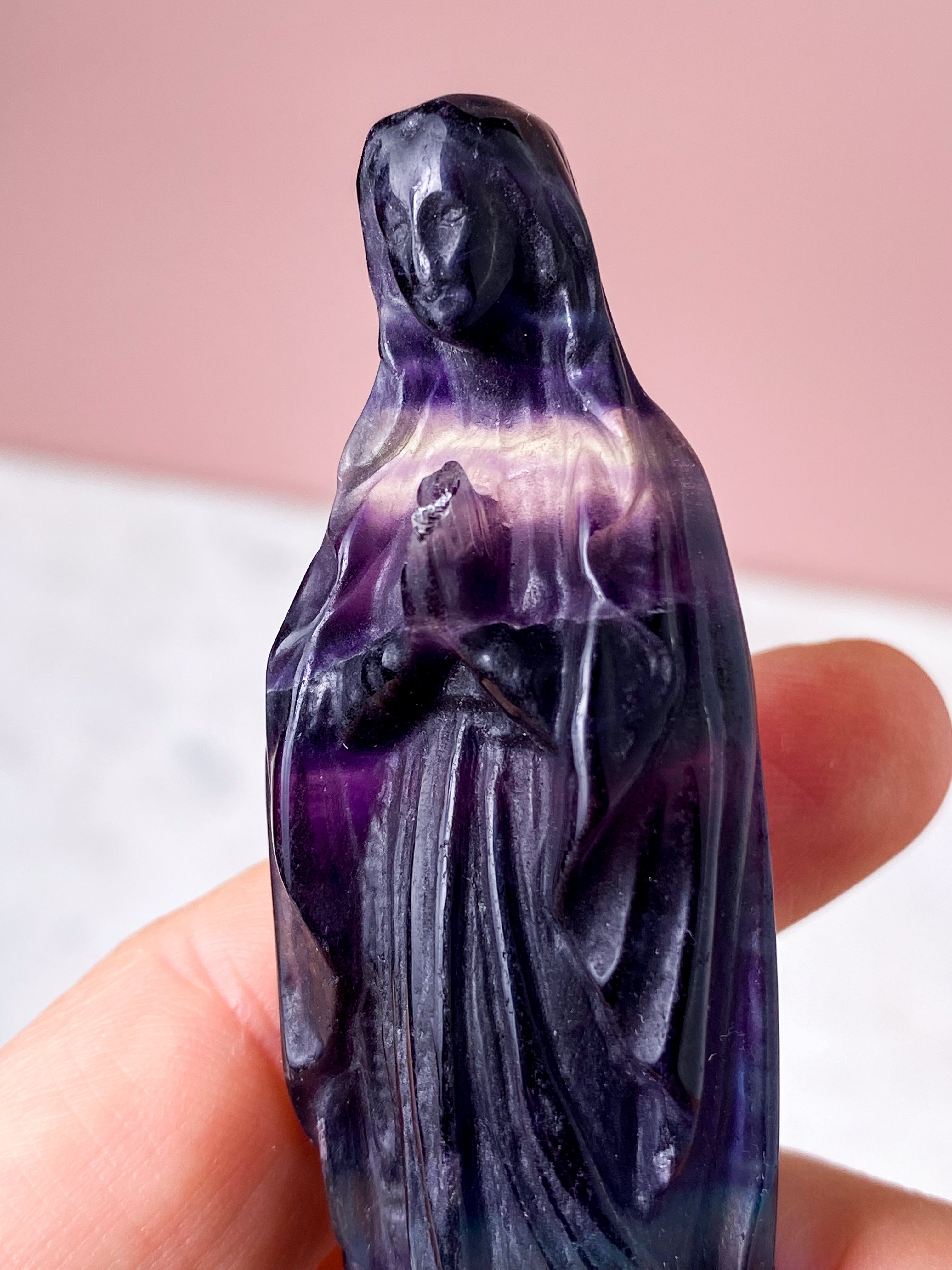 Regnbue Fluorit Madonna (Nr. 5)