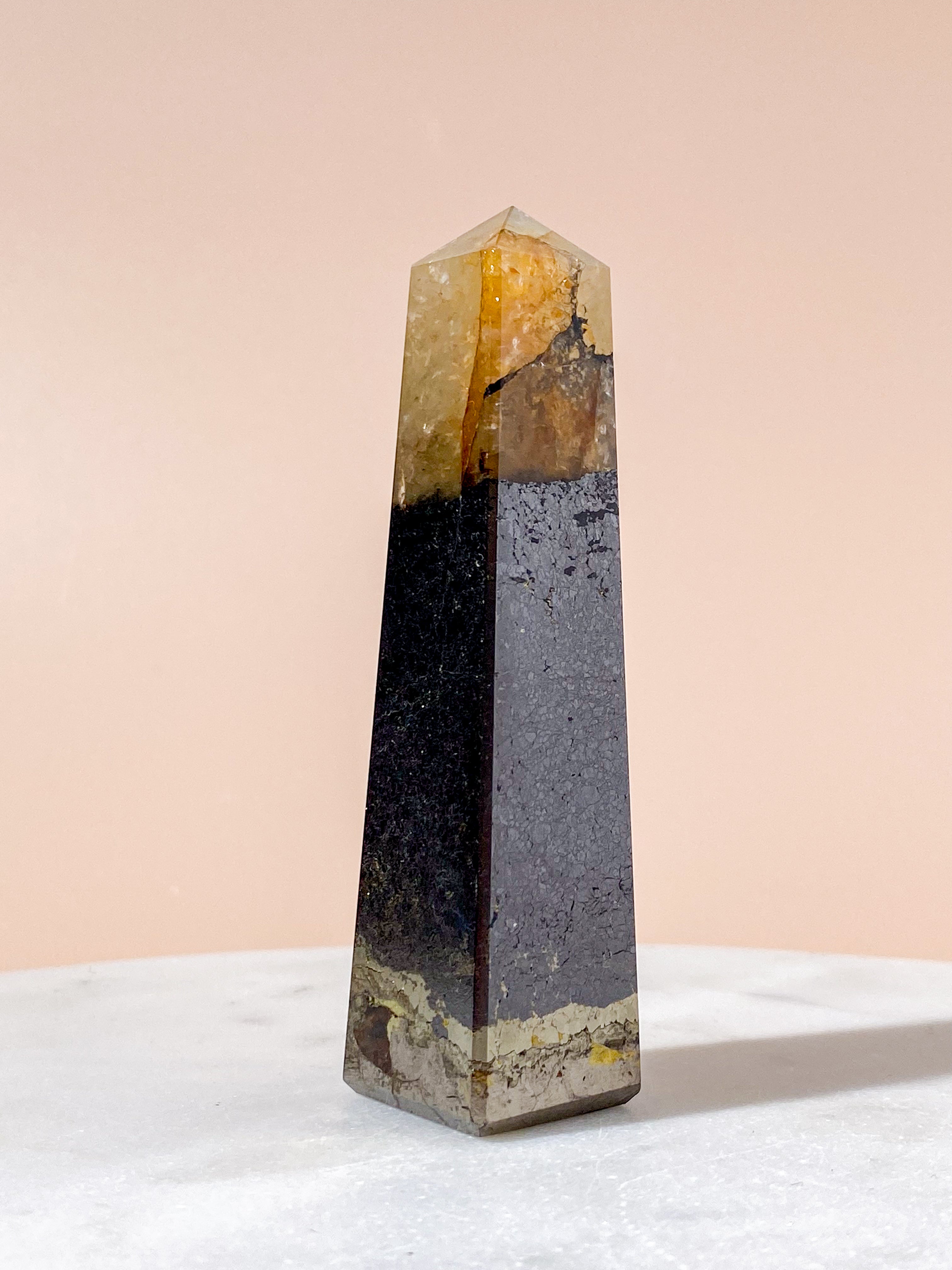 Golden Healer med Pyrit Tårn (Nr. 7)