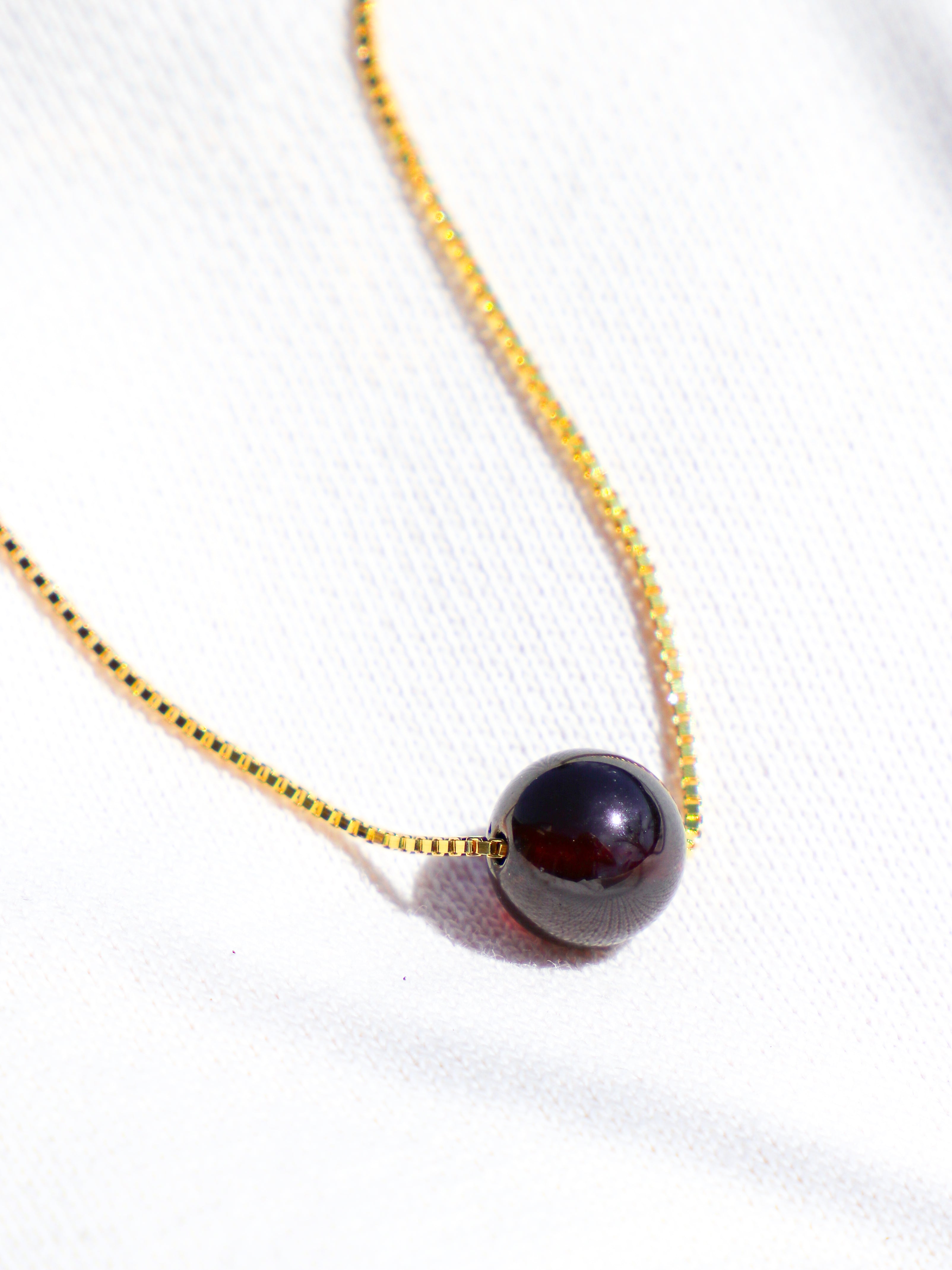 Akvamarin - Petite Heart - Guld
