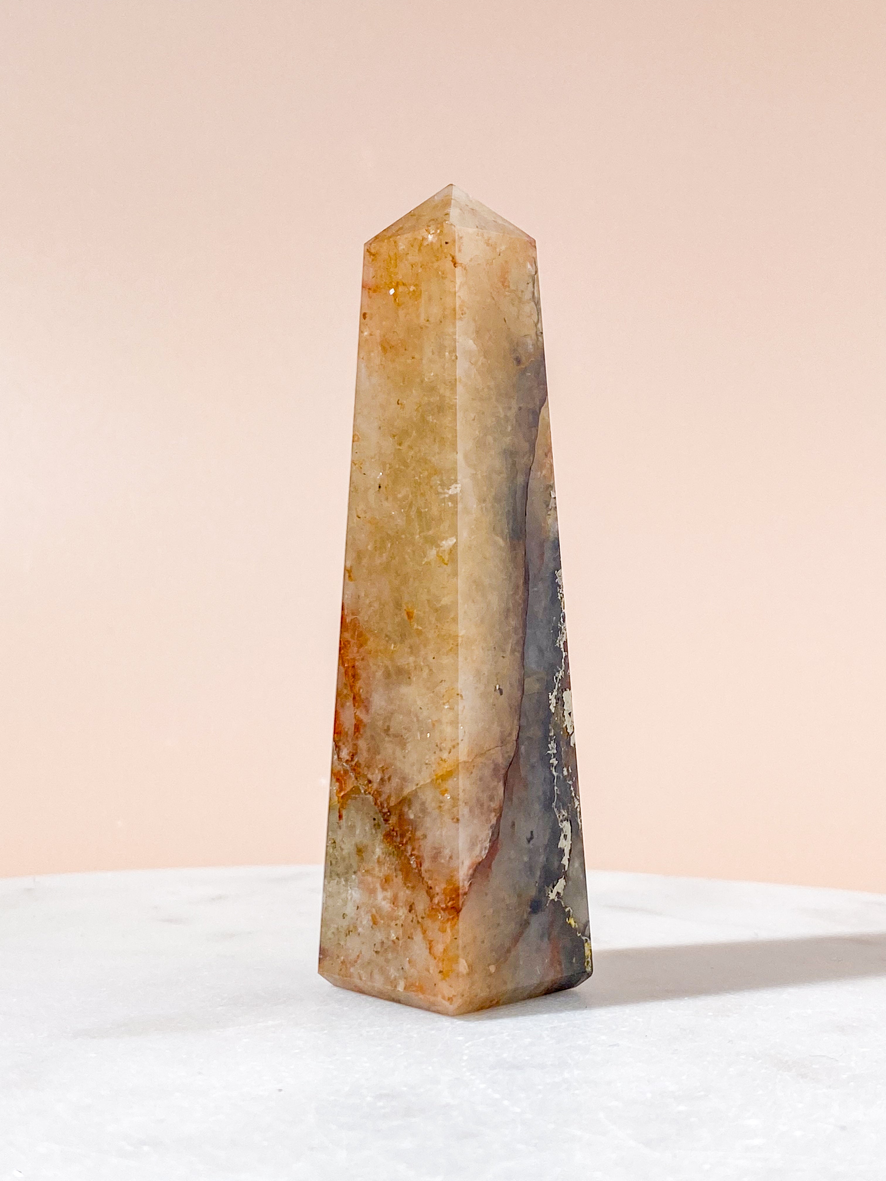 Golden Healer med Pyrit Tårn (Nr. 10)