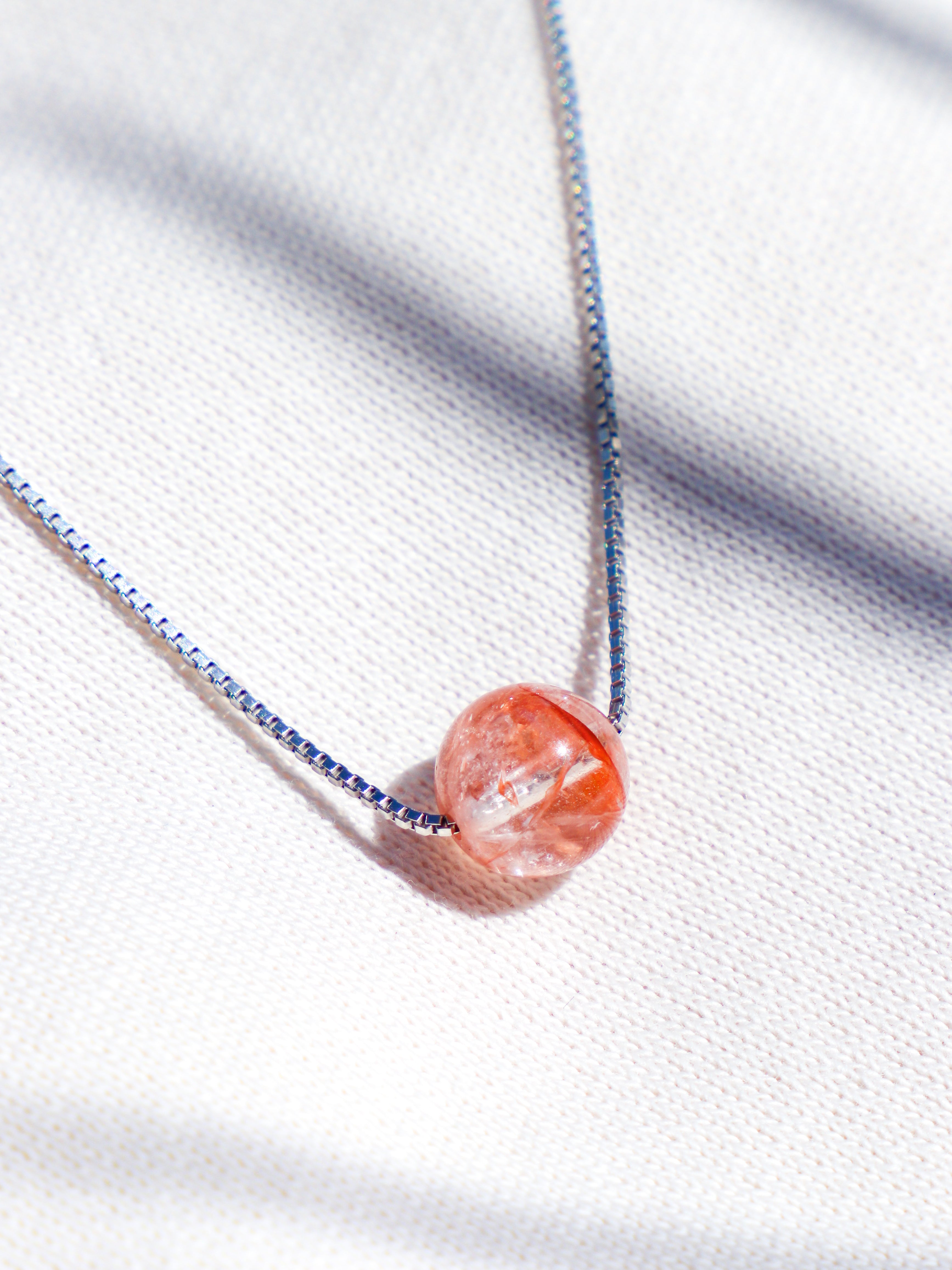 Akvamarin - Petite Heart - Guld