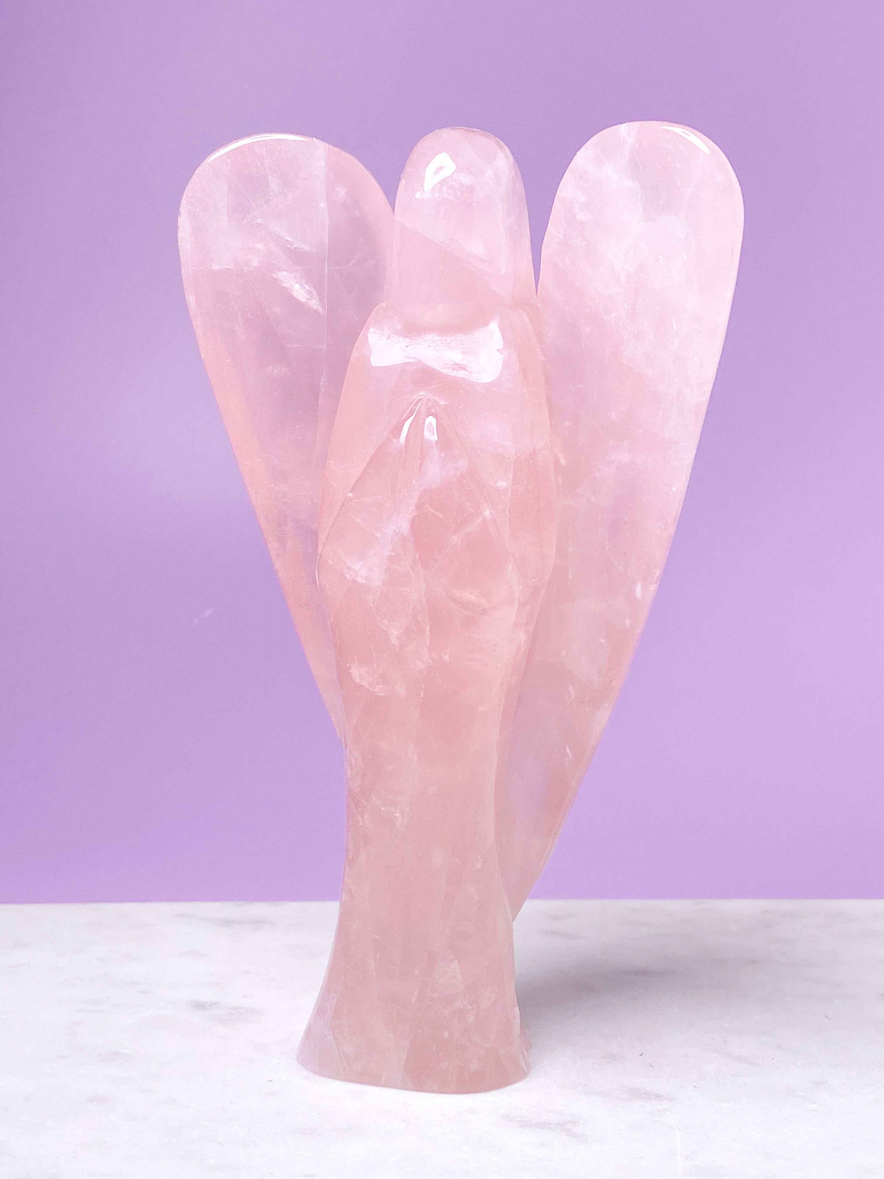 OUTLET - Rosakvarts Engel (Nr. 2)