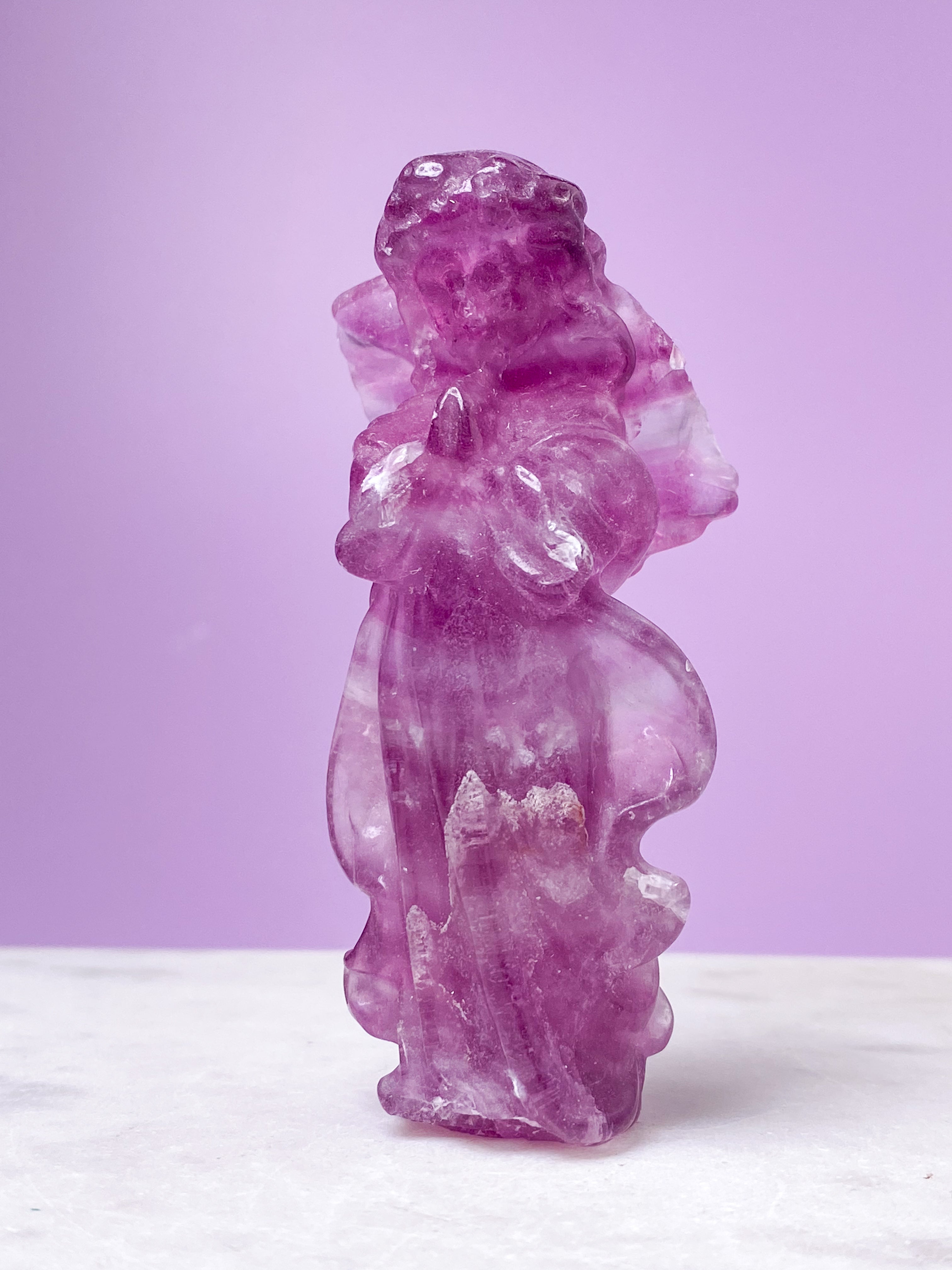 Burgundy Fluorite Tower