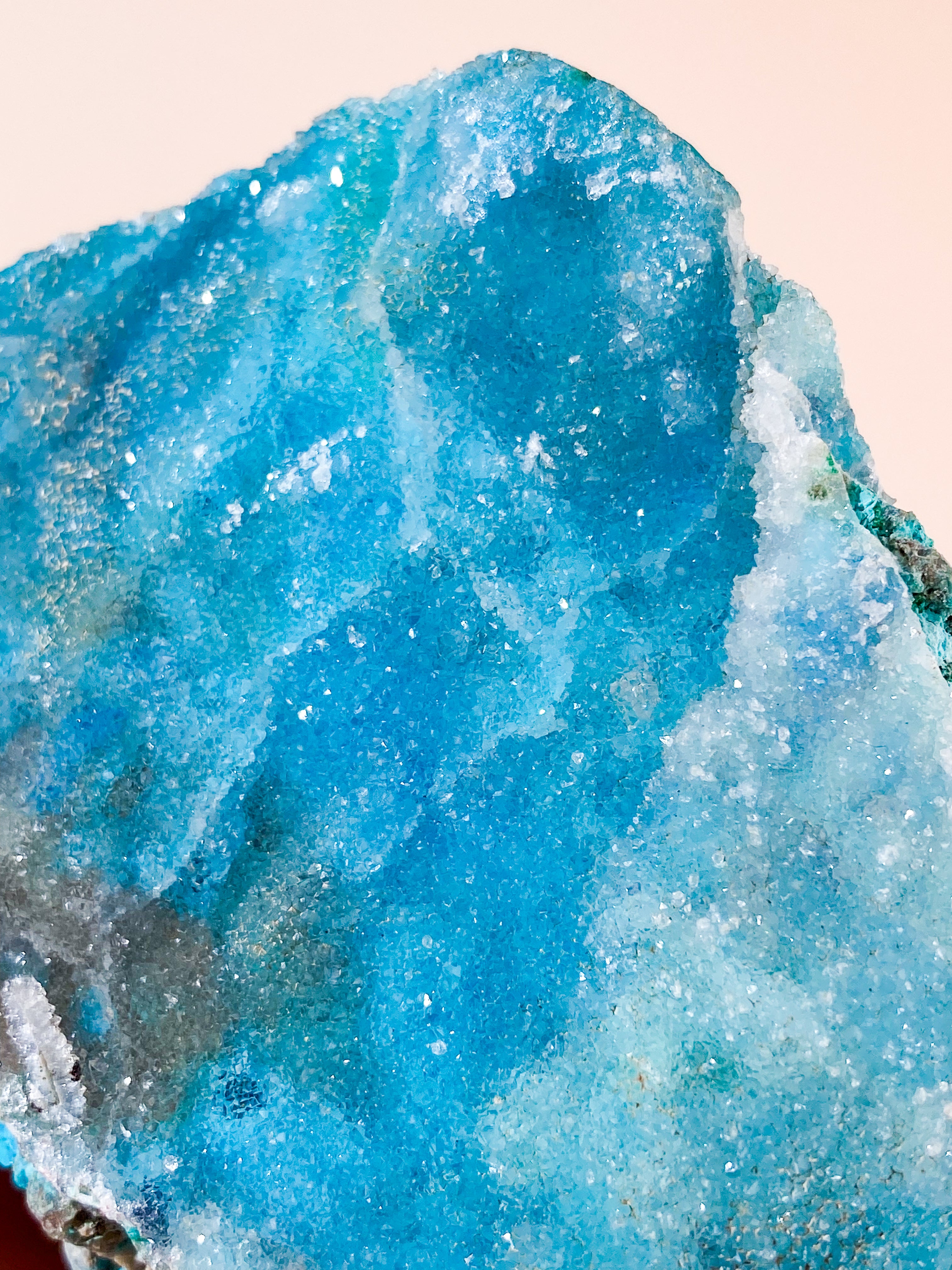 Druzy Pseudo Chrysocolla (Nr. 36) Ekstra kvalitet