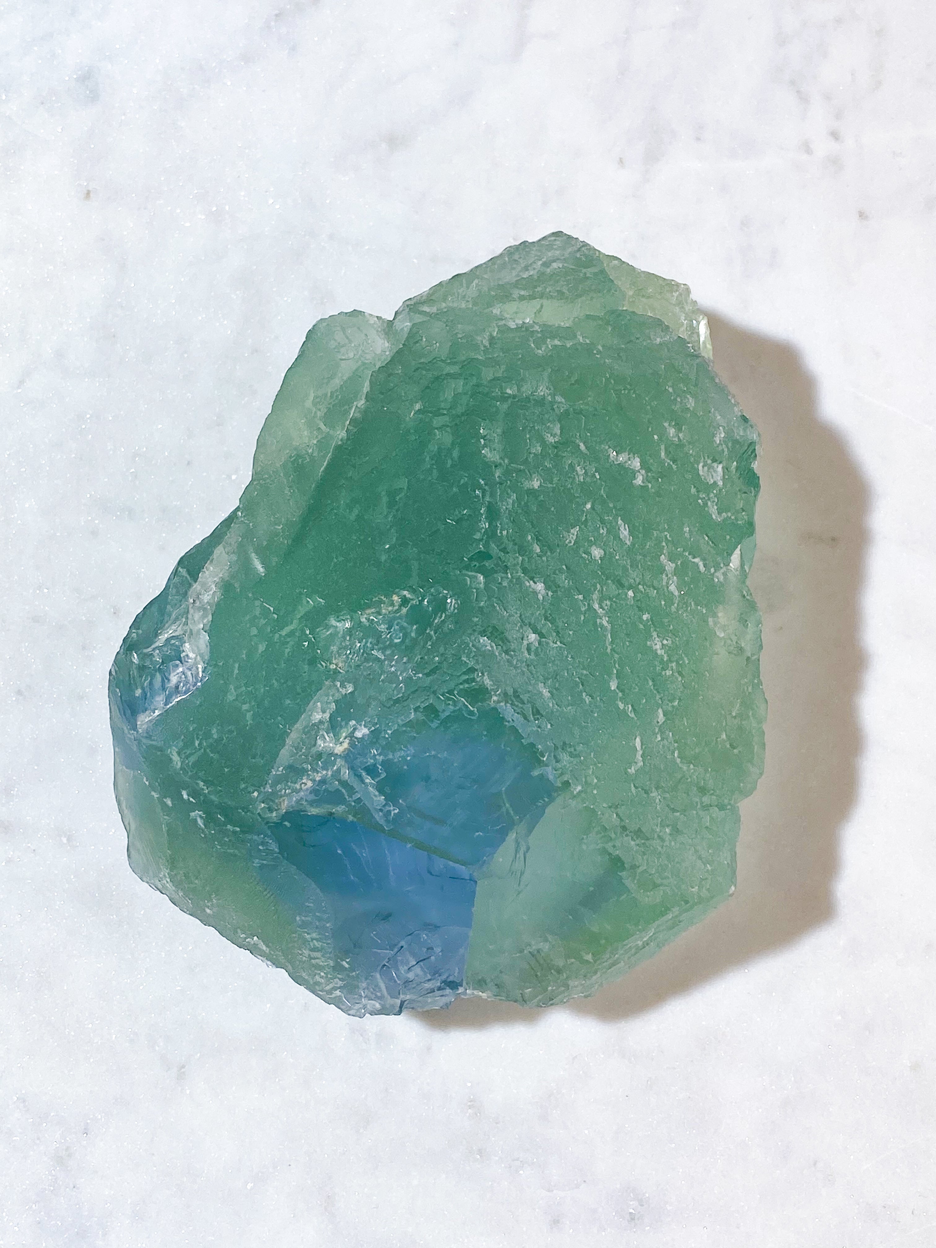 Kæmpe Blue Core Fluorit (Nr. 1)