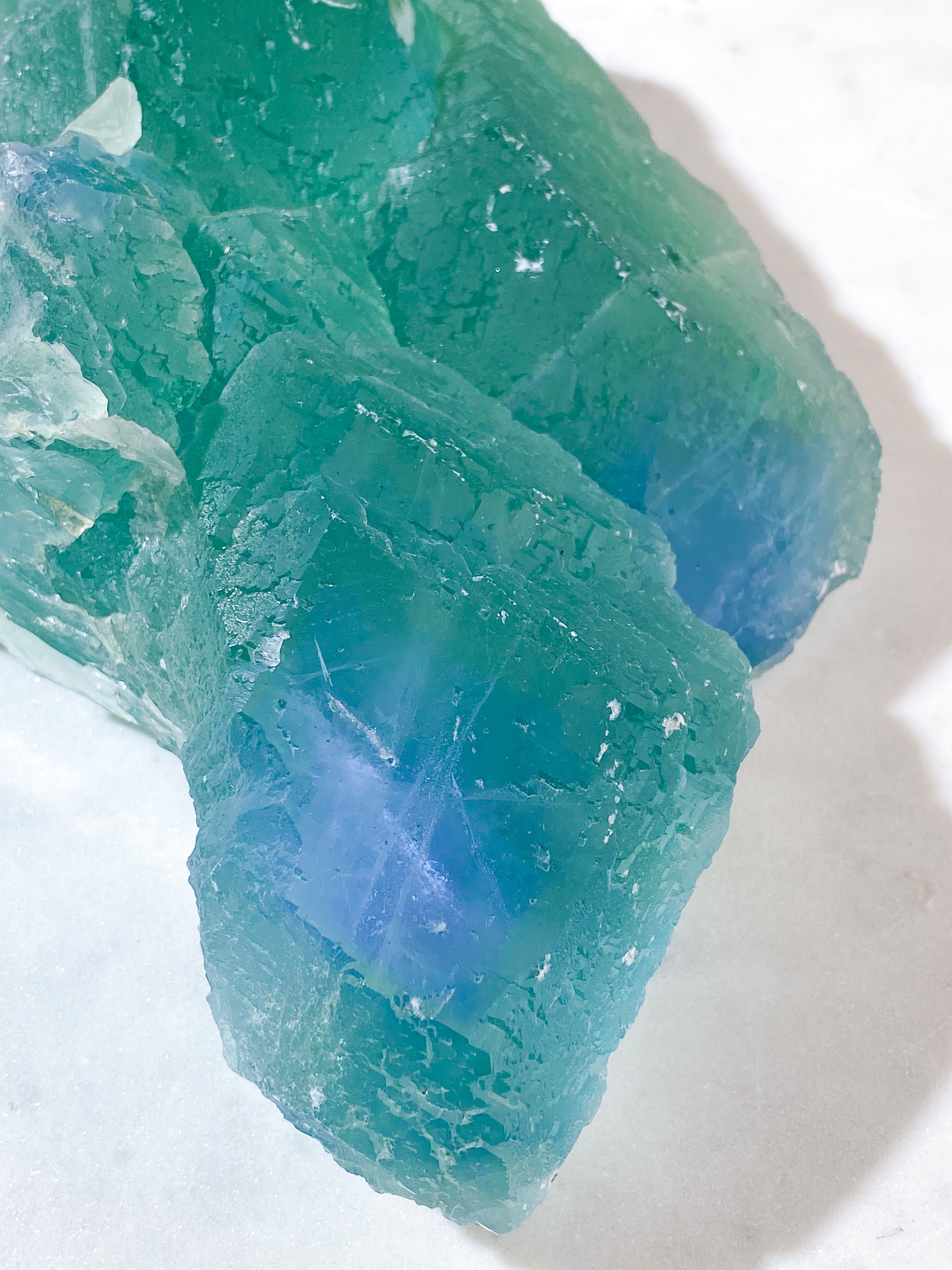 Kæmpe Blue Core Fluorit (Nr. 2)