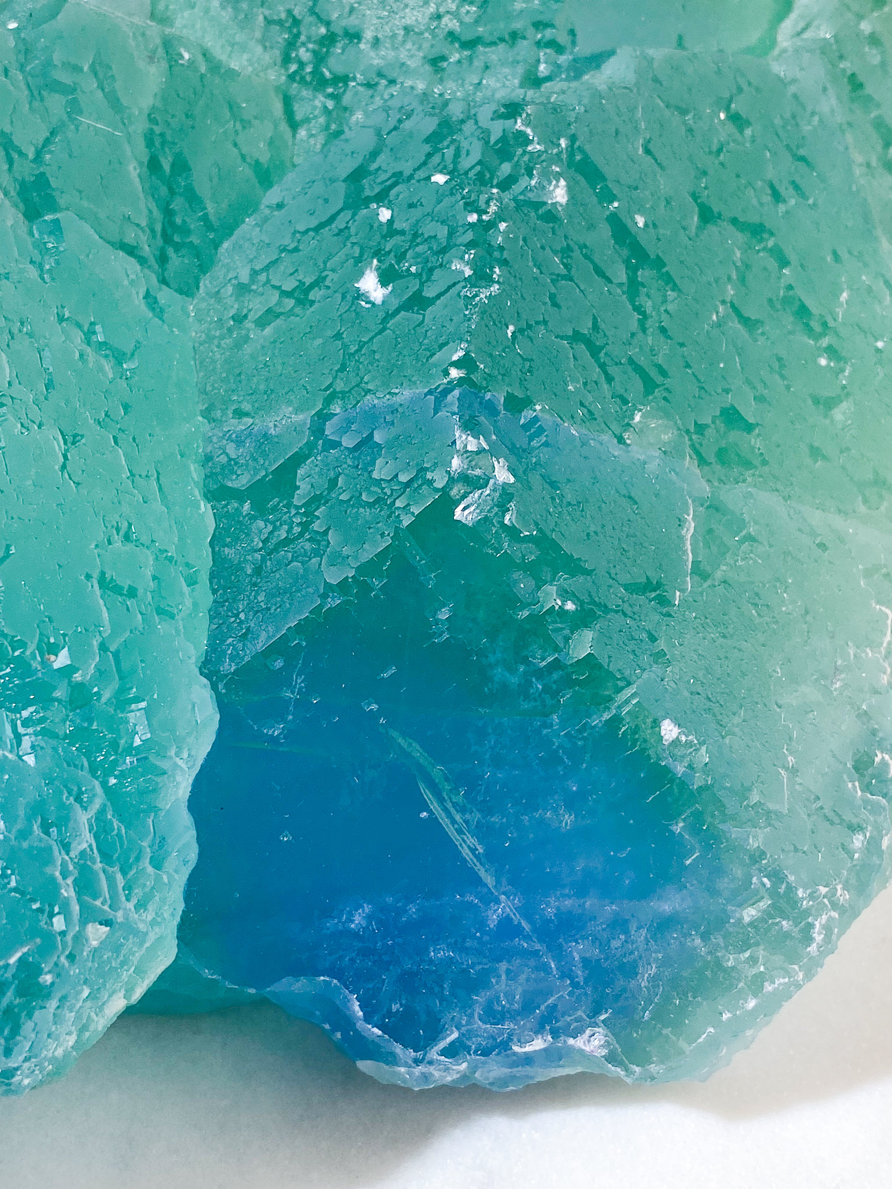 Kæmpe Blue Core Fluorit (Nr. 2)