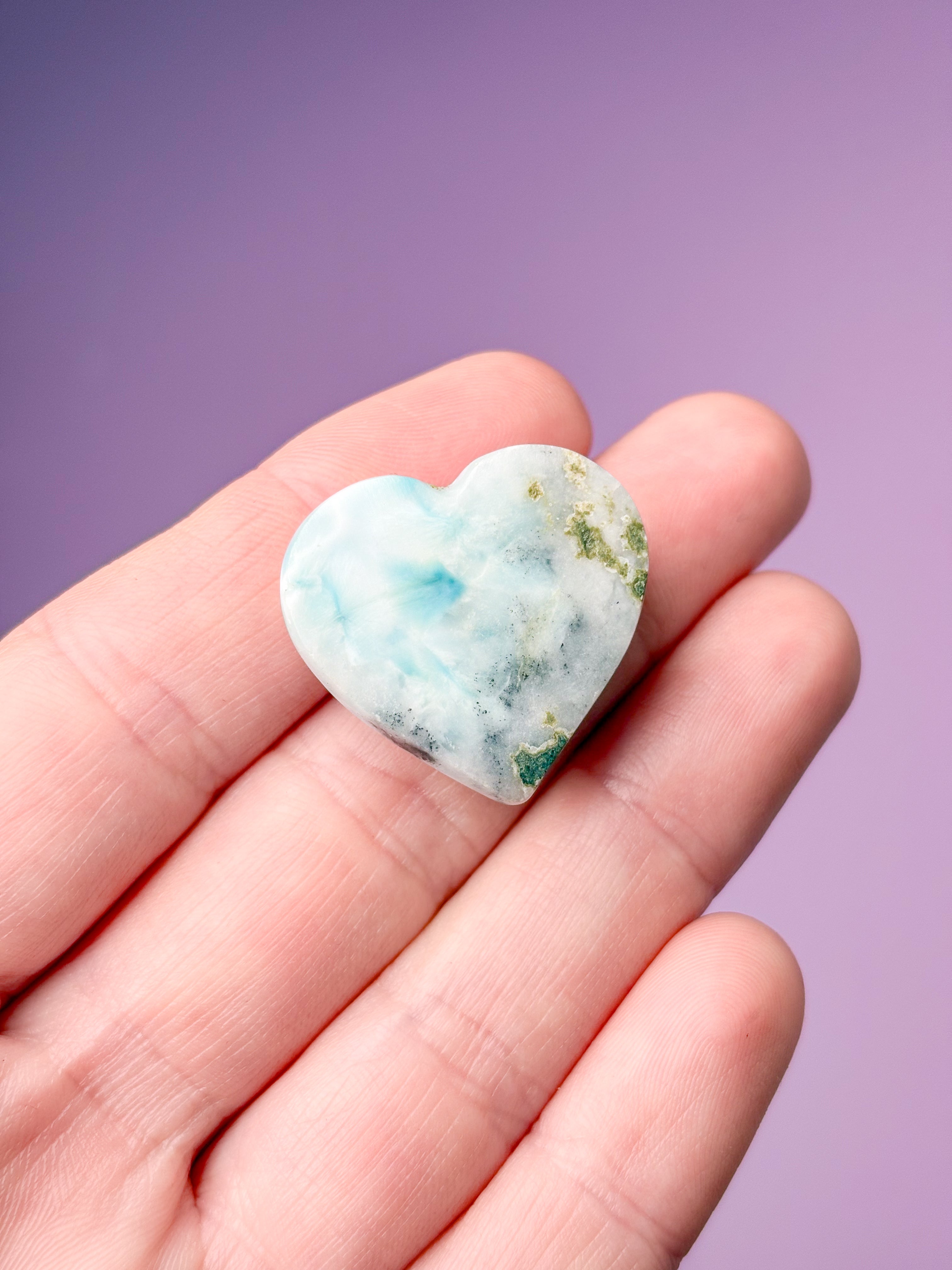 Larimar Heart (No. 7) Exclusive Quality