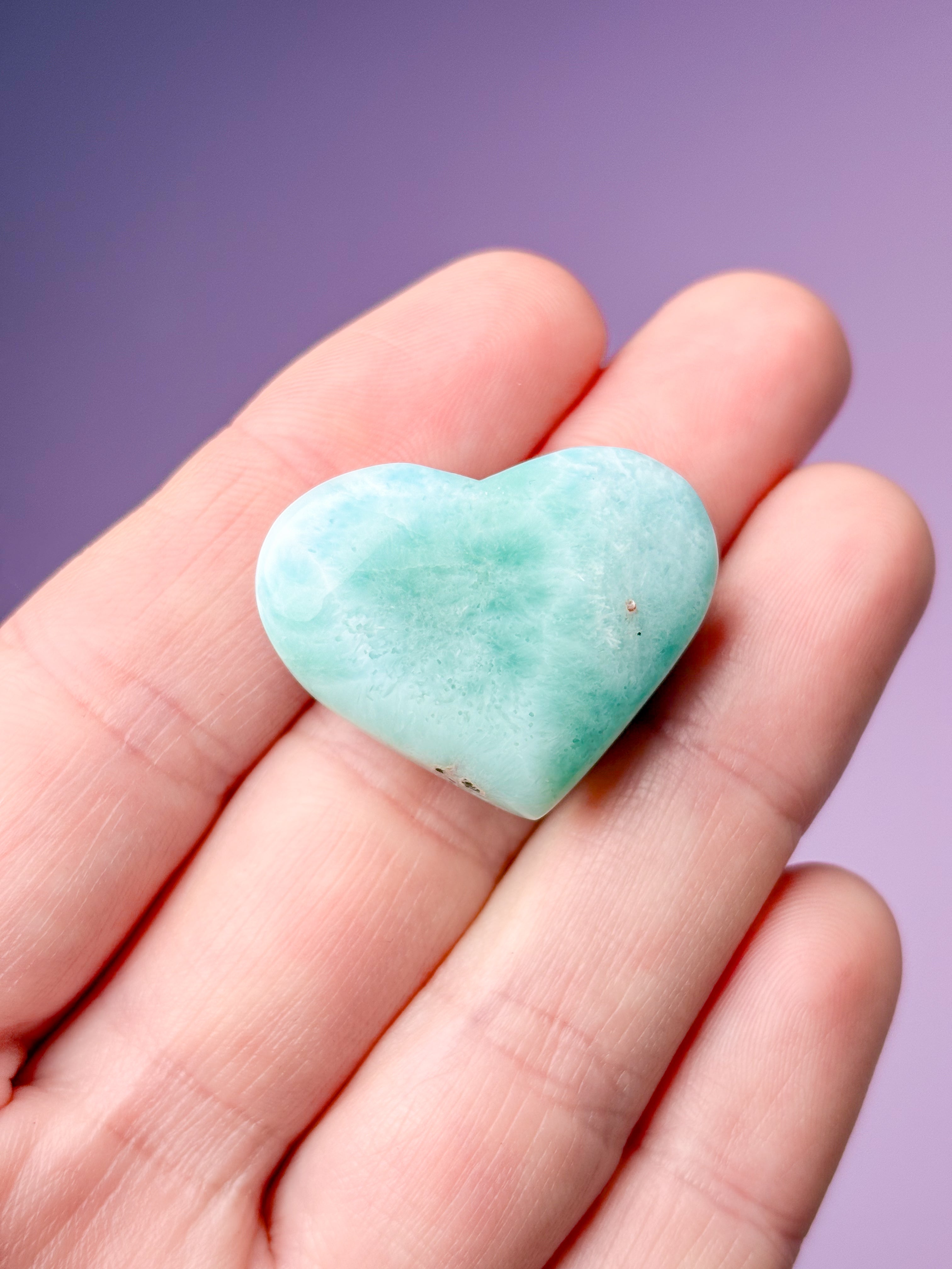 Larimar Heart (No. 8) Exclusive Quality