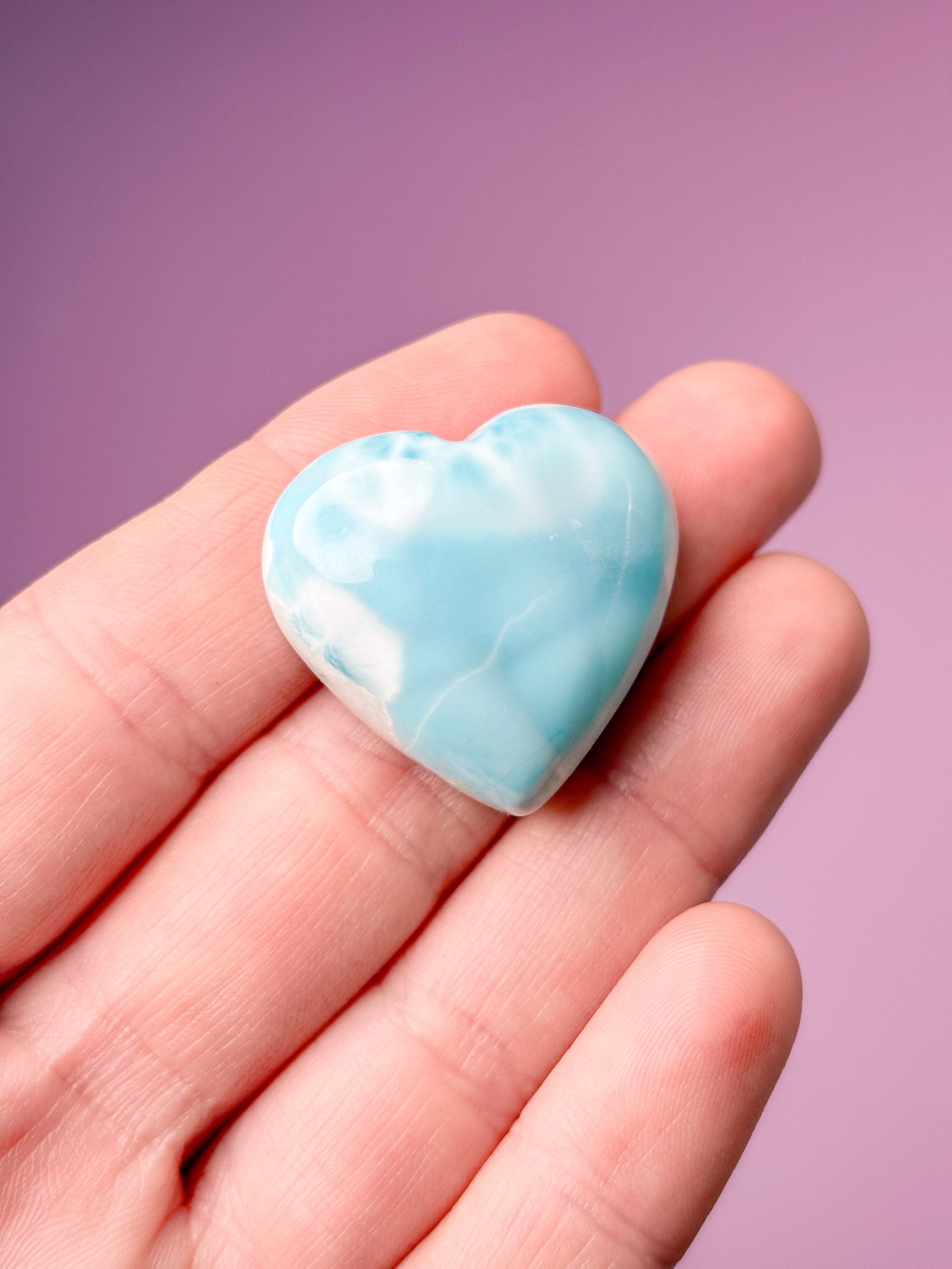 Larimar Heart (No. 9) Exclusive Quality