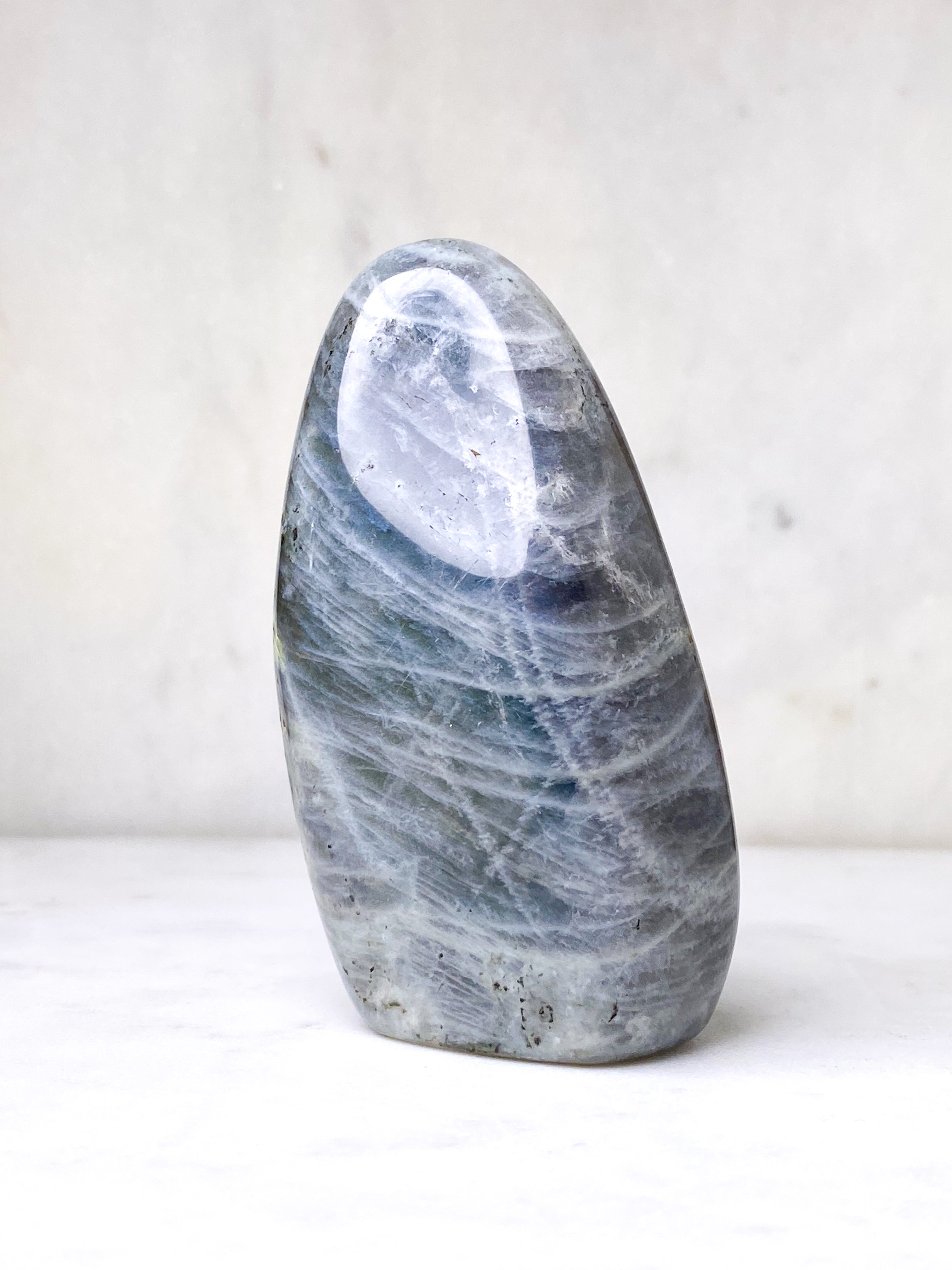 Guld labradorite hjärta