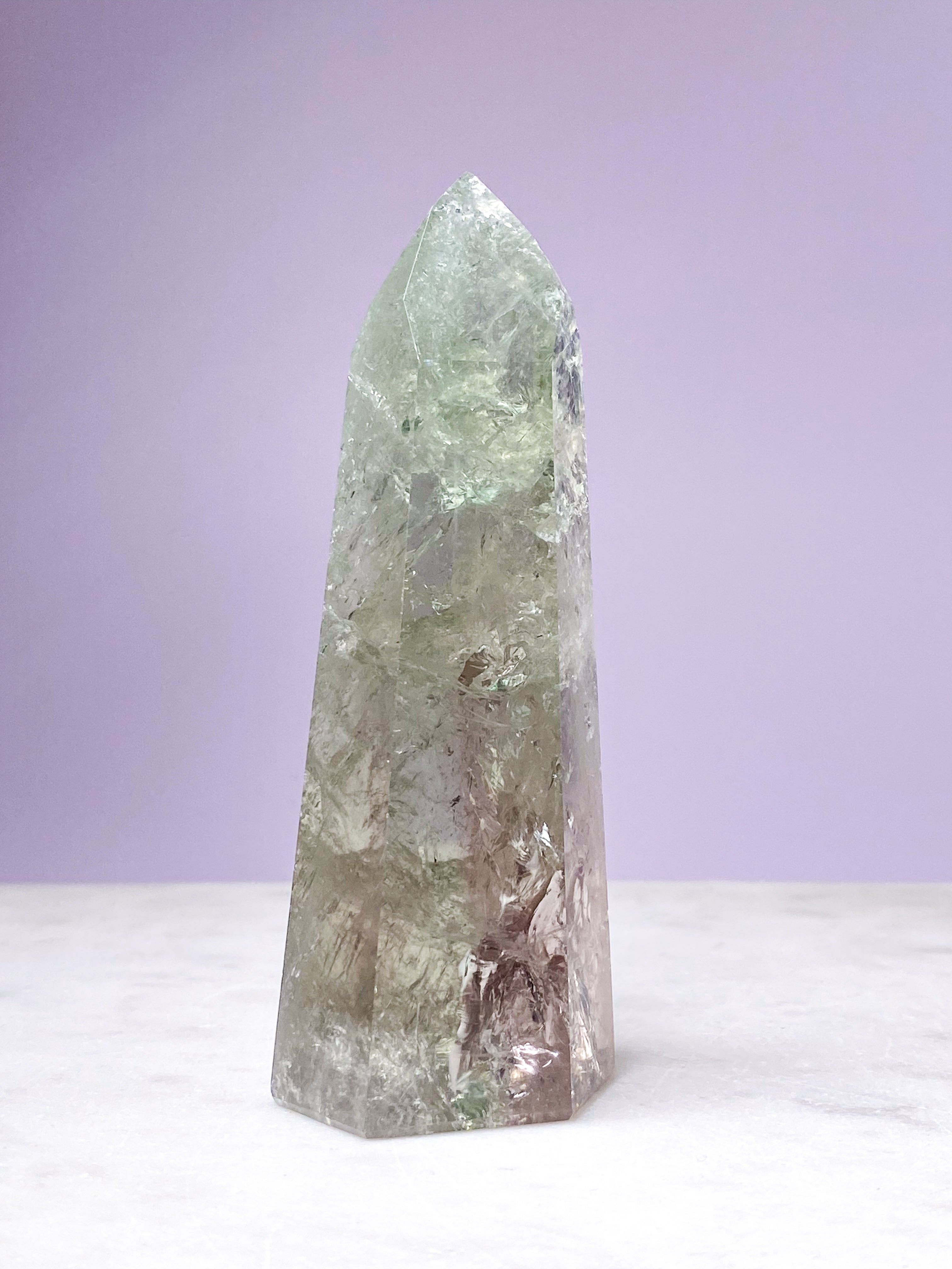 Prasiolittorn (nr 8) Grön ametist